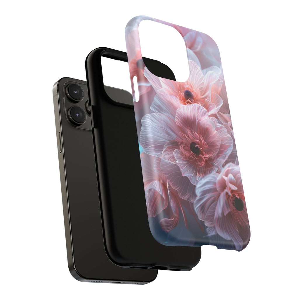 Floral Dream Tough Magnetic Phone Case — Pink Soft Petal Design