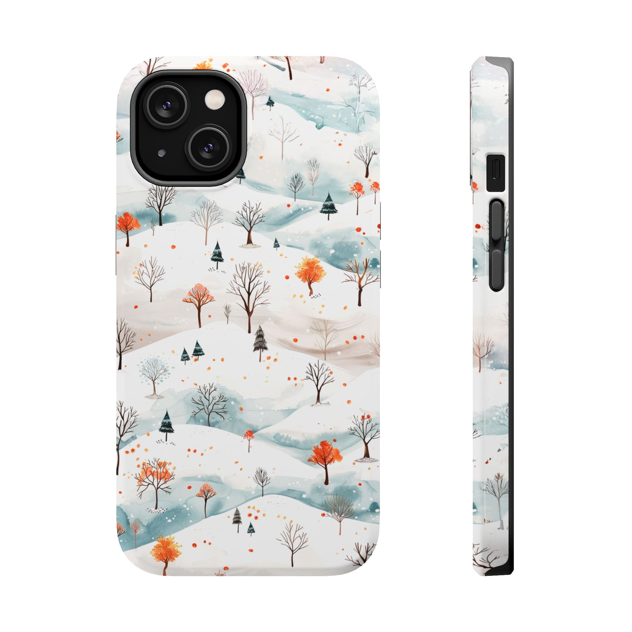 Winter Woodland Magnetic Phone Case — Impact-Resistant MagSafe-Compatible