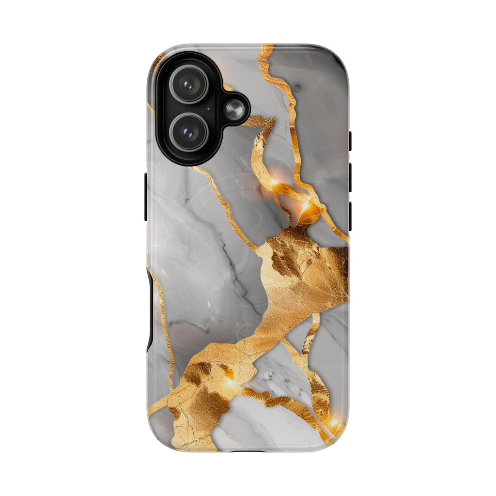 Marble Gold Vein Tough Magnetic Phone Case