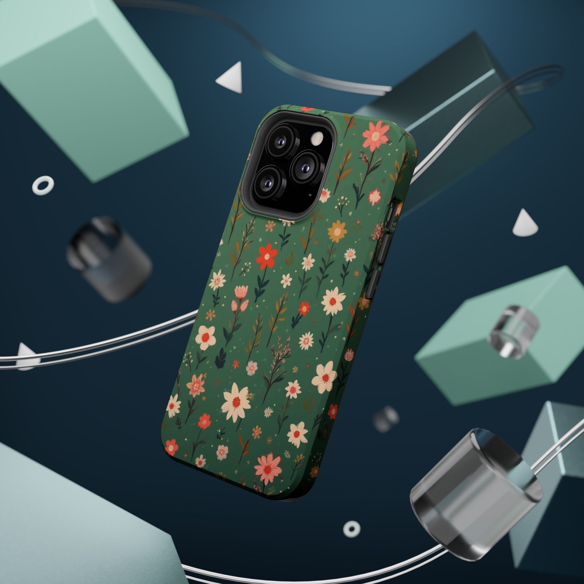 Floral Meadow Magnetic Impact-Resistant Phone Case