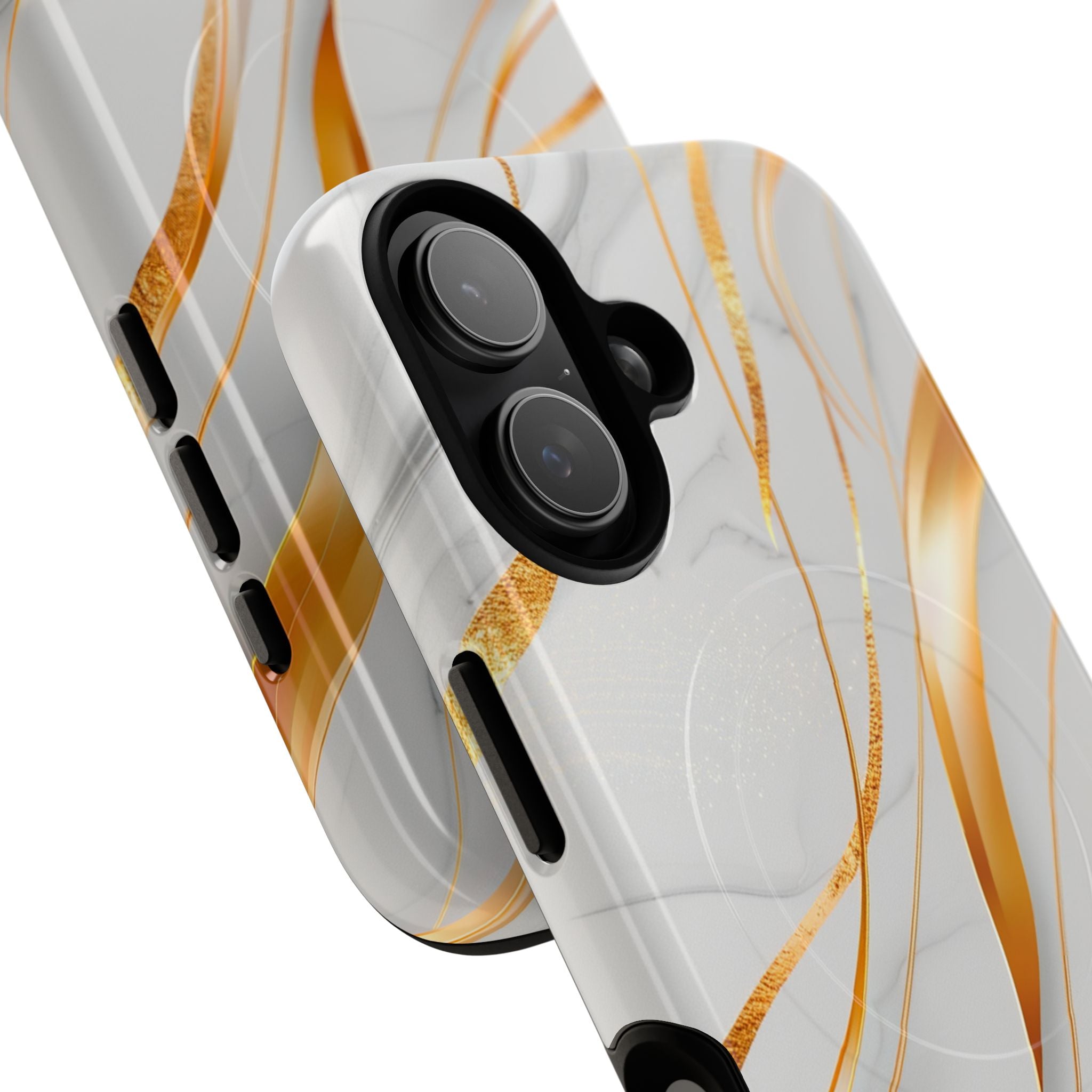 Marble Gold Wave Tough Magnetic Phone Case