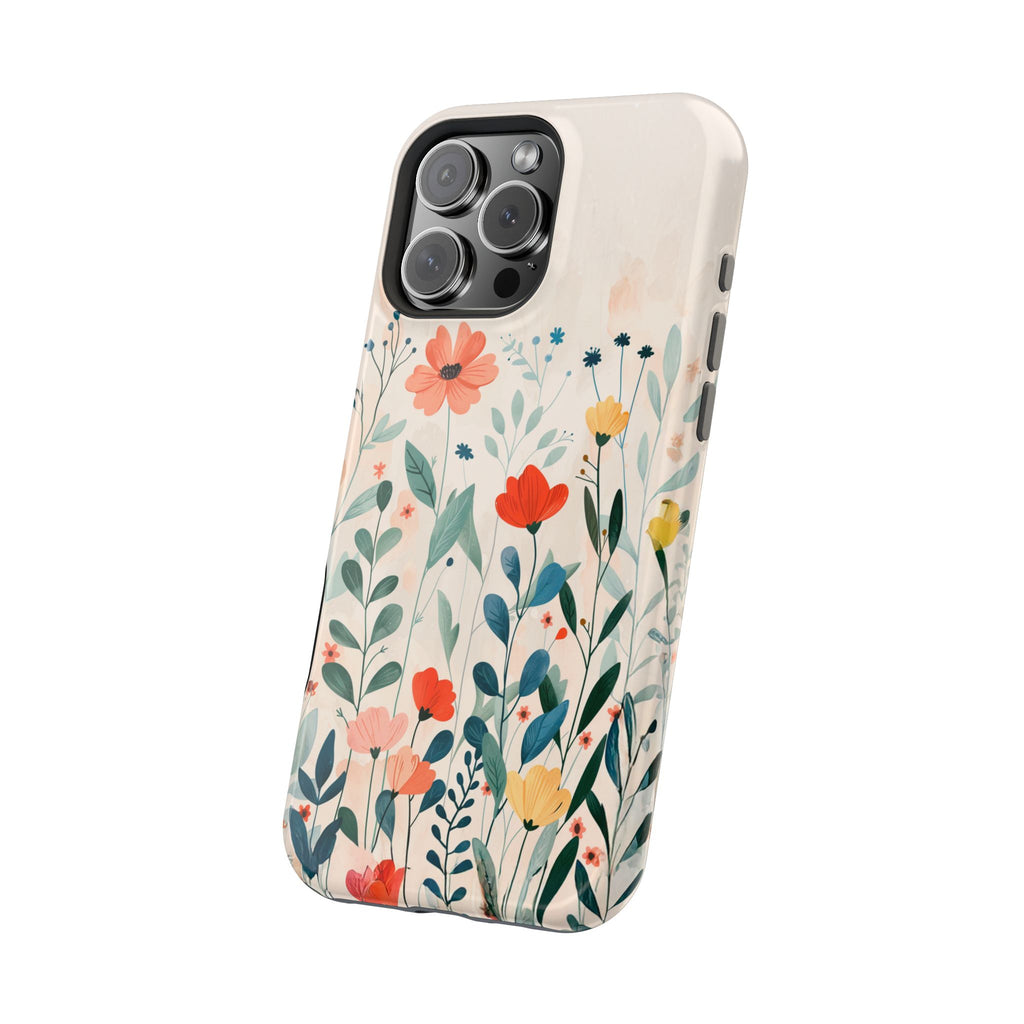 Floral Garden Magnetic Impact-Resistant Phone Case