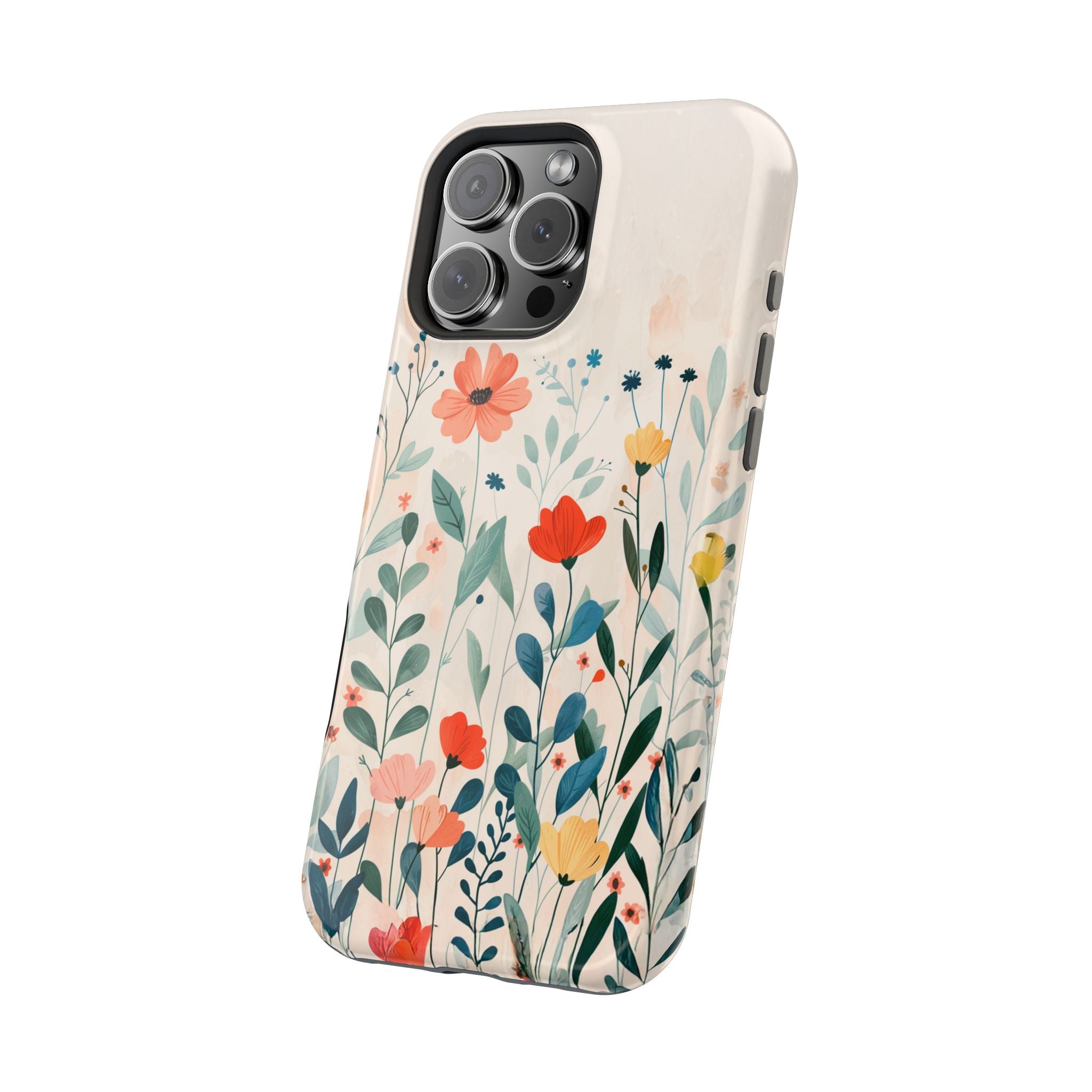 Floral Garden Magnetic Impact-Resistant Phone Case