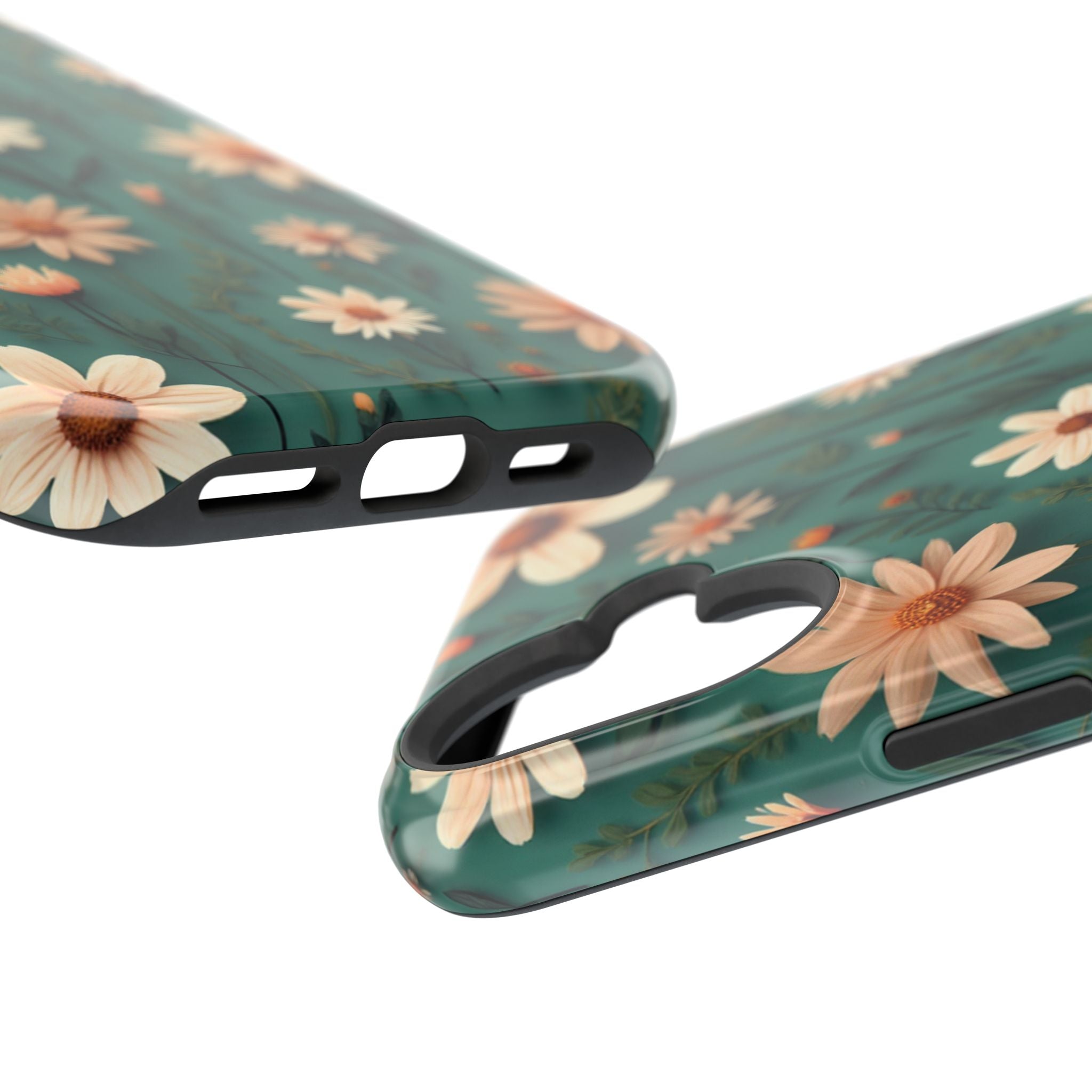 Floral Daisy Magnetic Impact-Resistant Phone Case