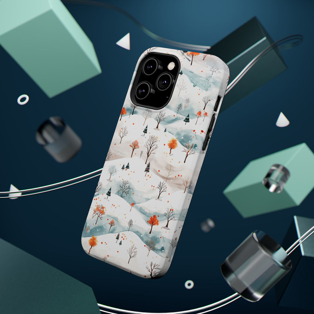 Winter Woodland Magnetic Phone Case — Impact-Resistant MagSafe-Compatible