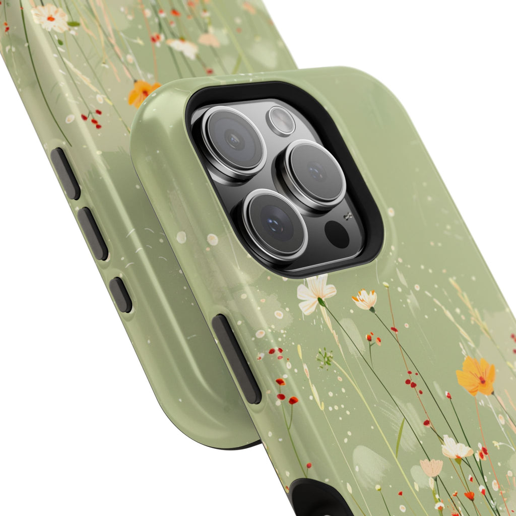 Floral Meadow Magnetic Impact-Resistant Phone Case