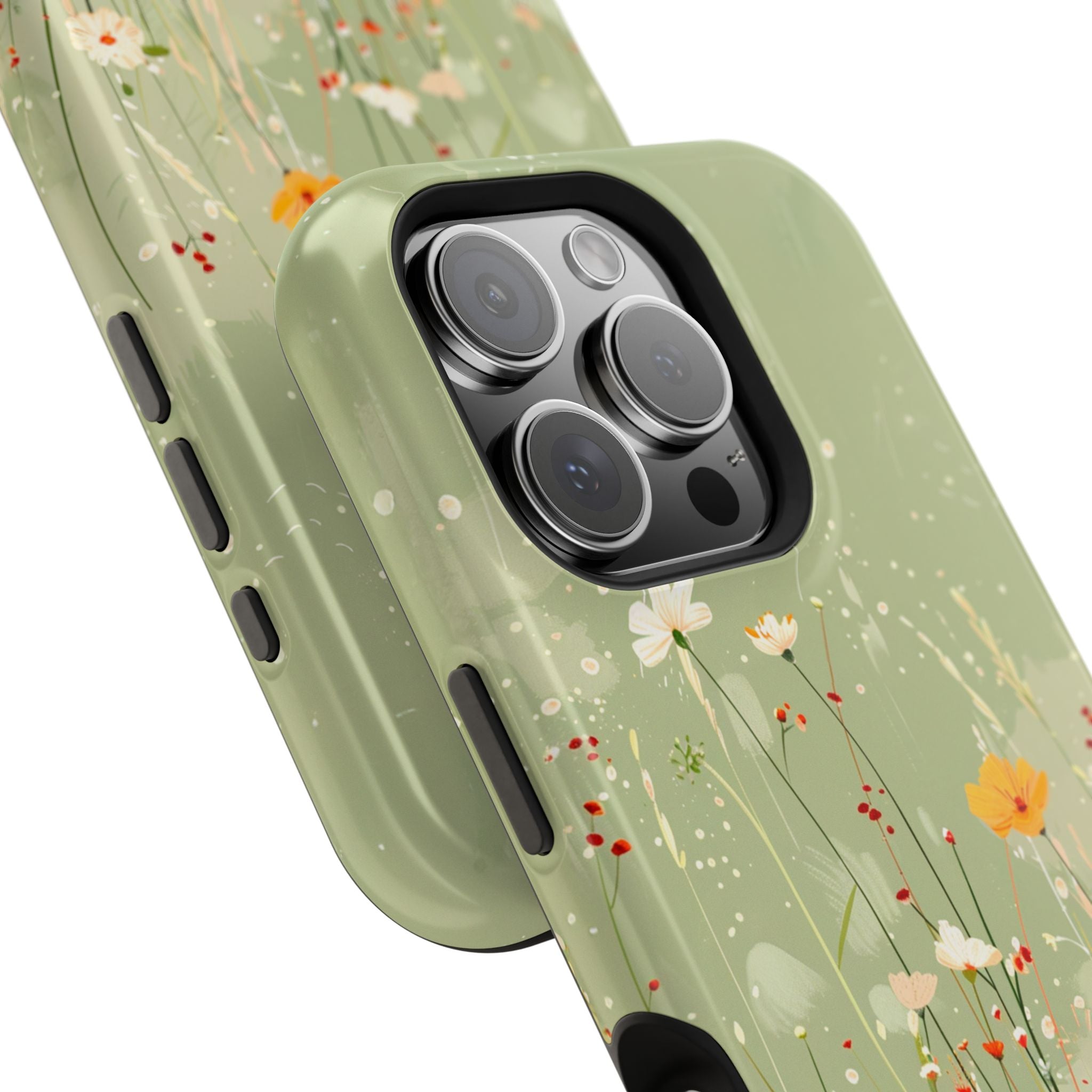 Floral Meadow Magnetic Impact-Resistant Phone Case