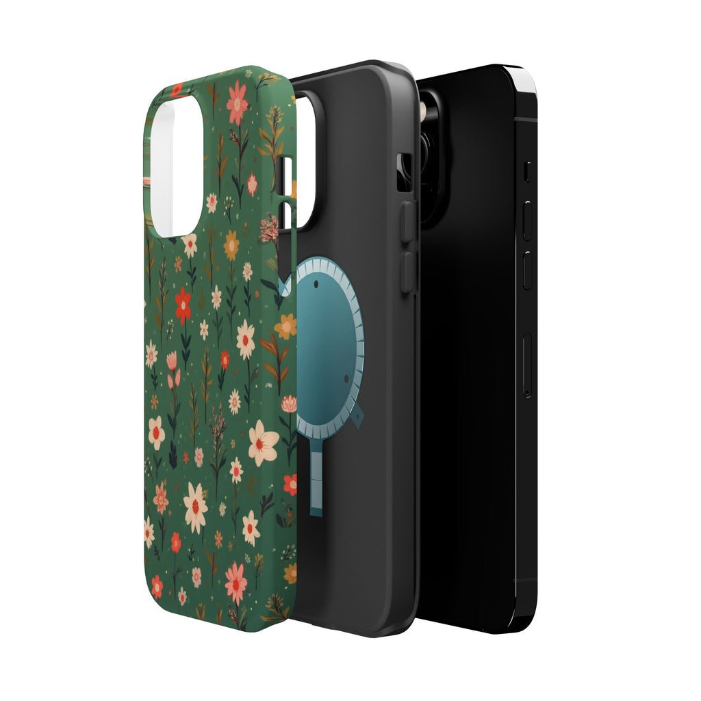 Floral Meadow Magnetic Impact-Resistant Phone Case