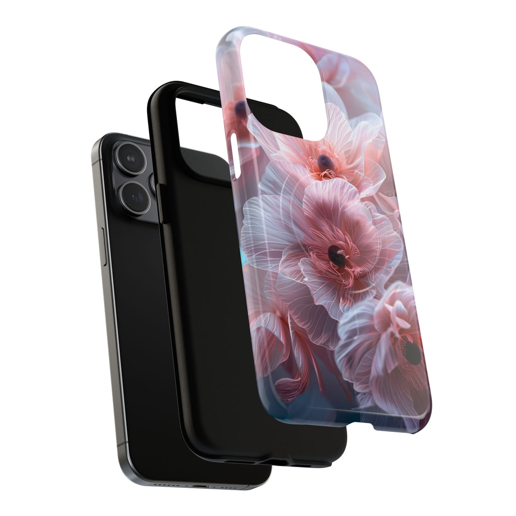Floral Dream Tough Magnetic Phone Case — Pink Soft Petal Design