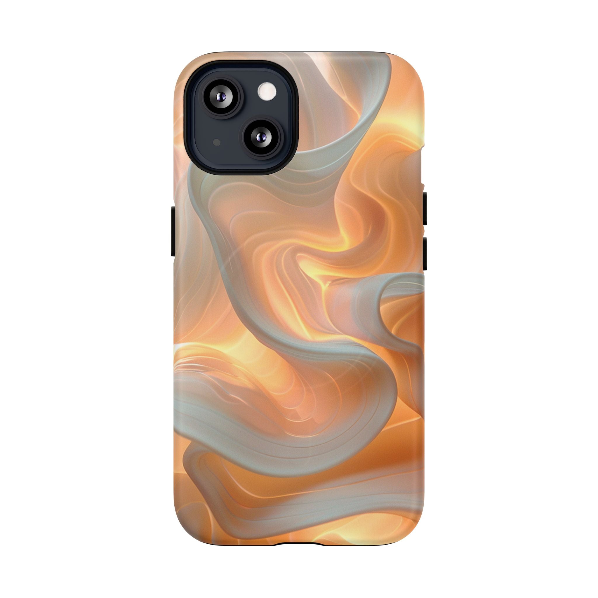 Marbled Amber Swirl Tough Magnetic Case