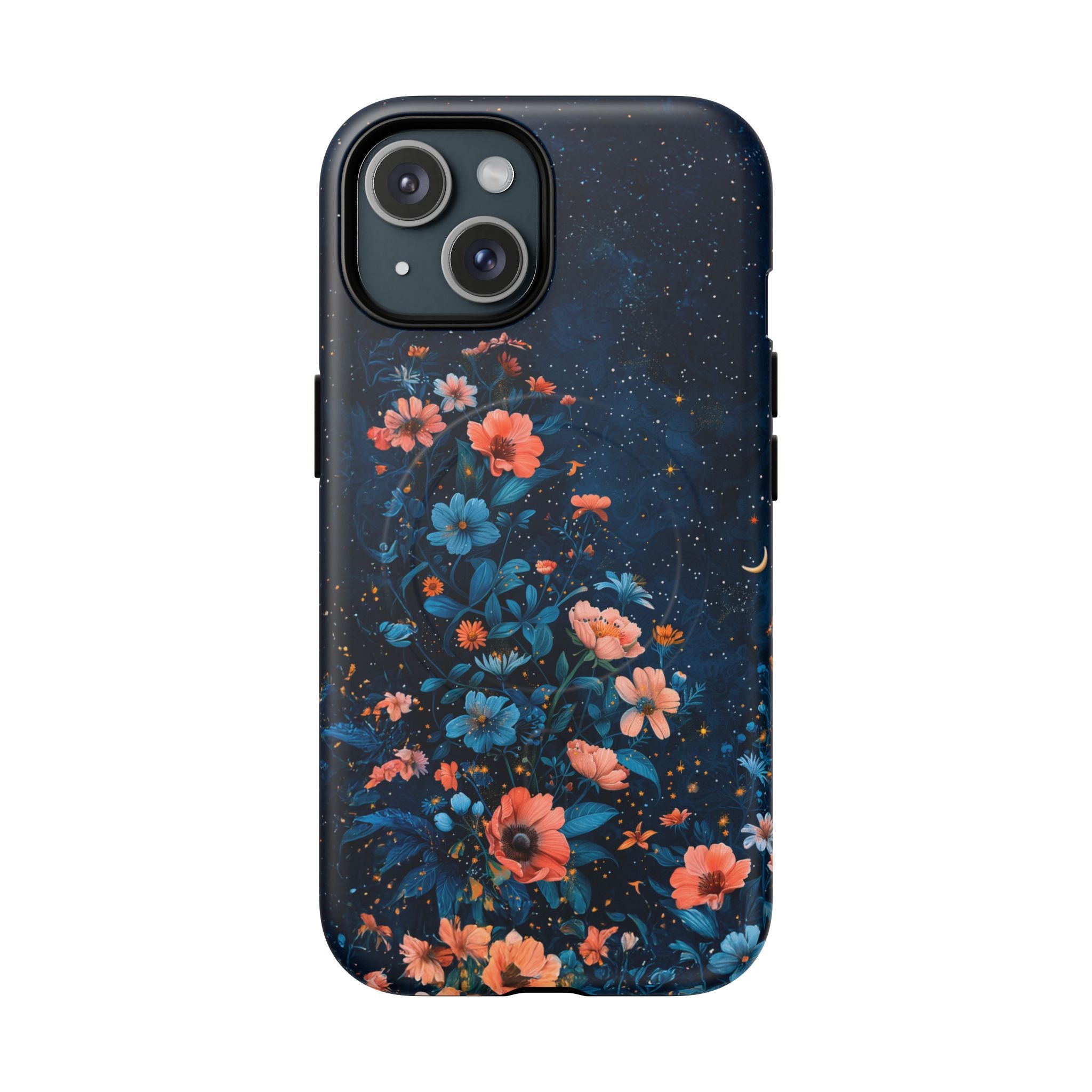 Floral Night Sky Tough Magnetic Phone Case
