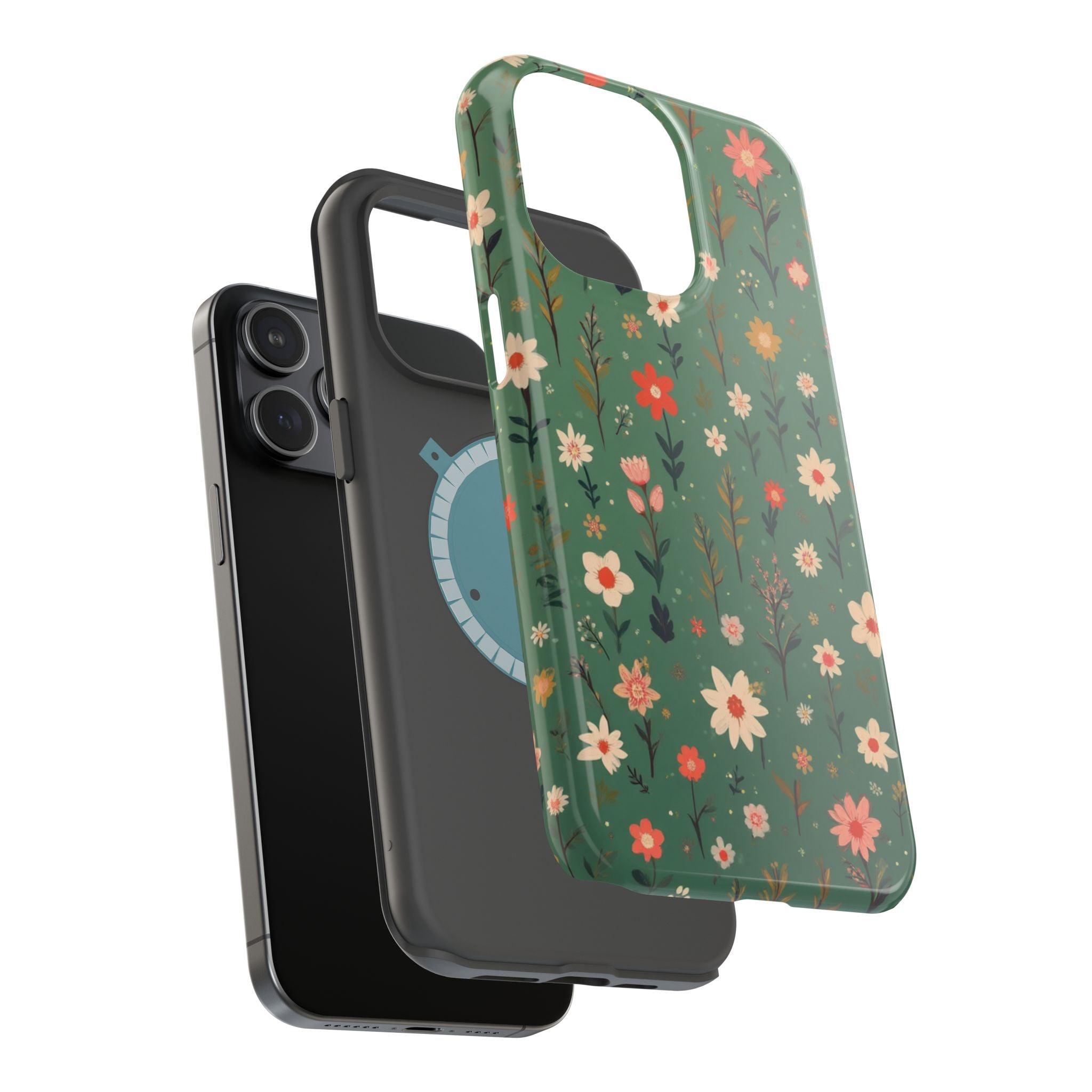 Floral Meadow Magnetic Impact-Resistant Phone Case