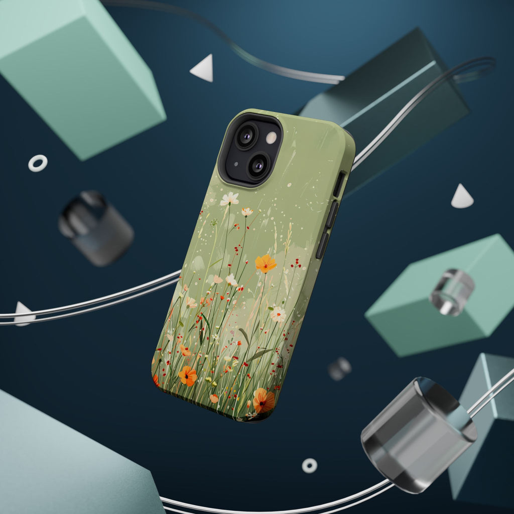 Floral Meadow Magnetic Impact-Resistant Phone Case