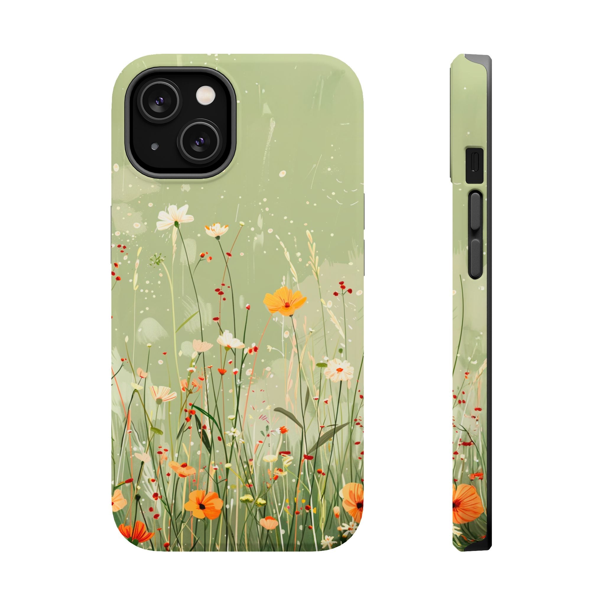 Floral Meadow Magnetic Impact-Resistant Phone Case