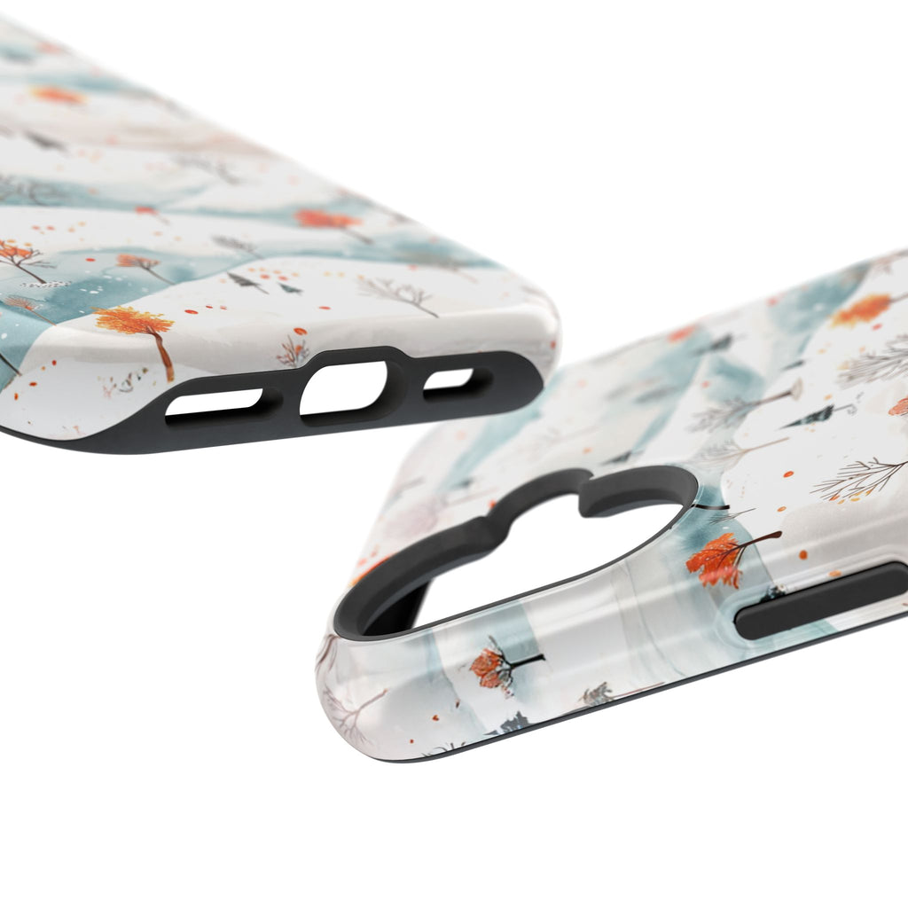 Winter Woodland Magnetic Phone Case — Impact-Resistant MagSafe-Compatible