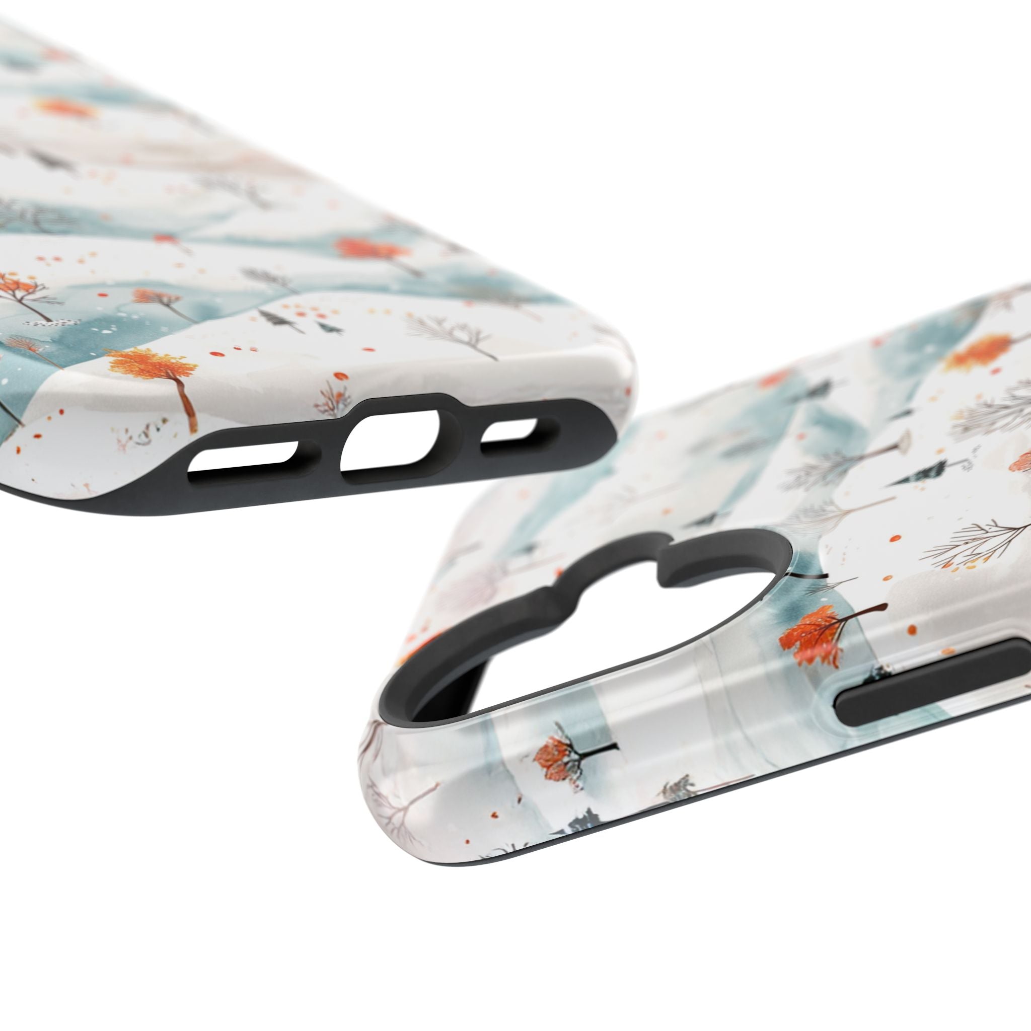 Winter Woodland Magnetic Phone Case — Impact-Resistant MagSafe-Compatible