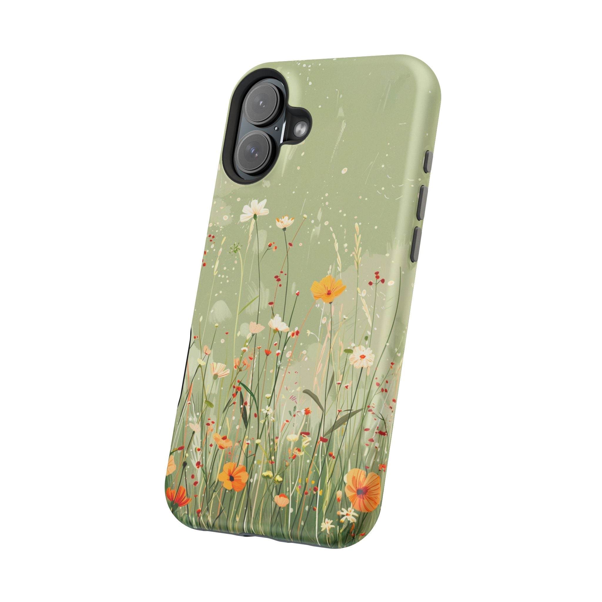 Floral Meadow Magnetic Impact-Resistant Phone Case