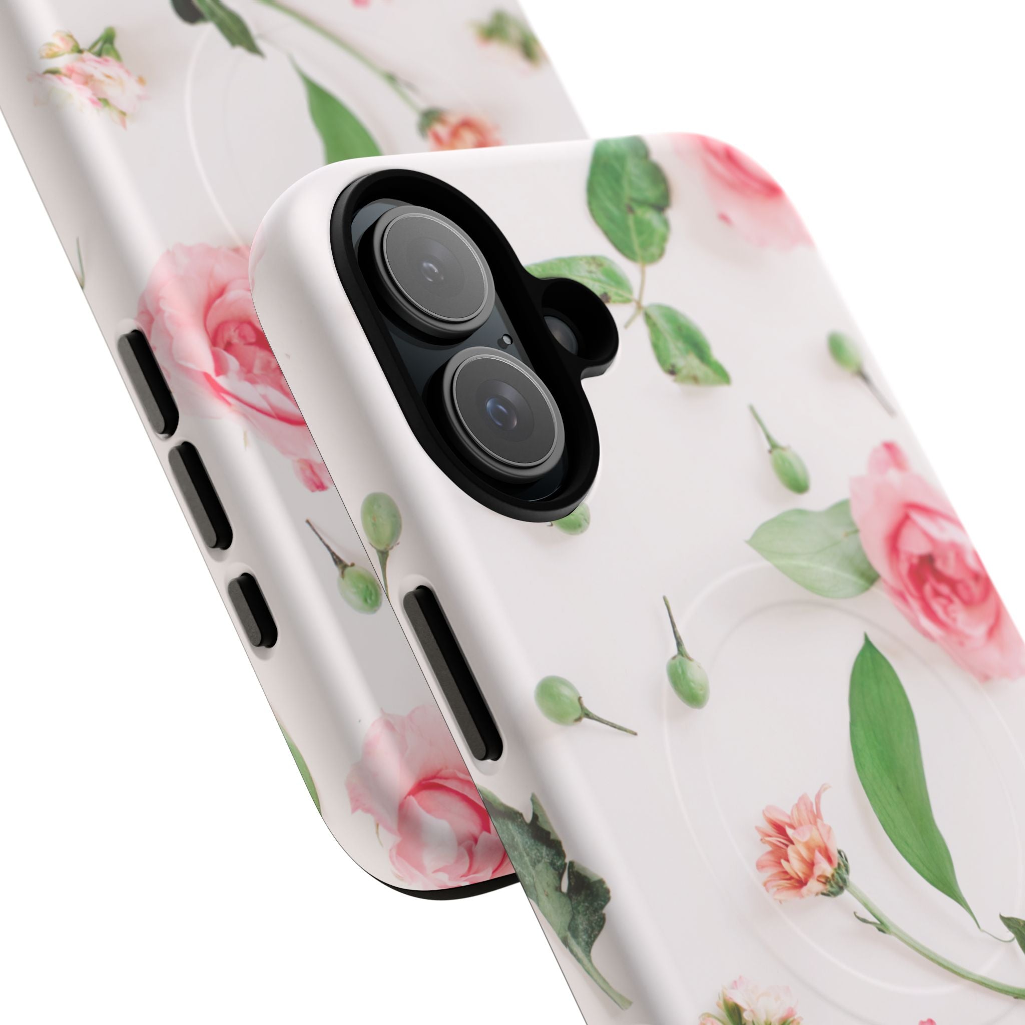 Floral Rose Tough Magnetic Phone Case