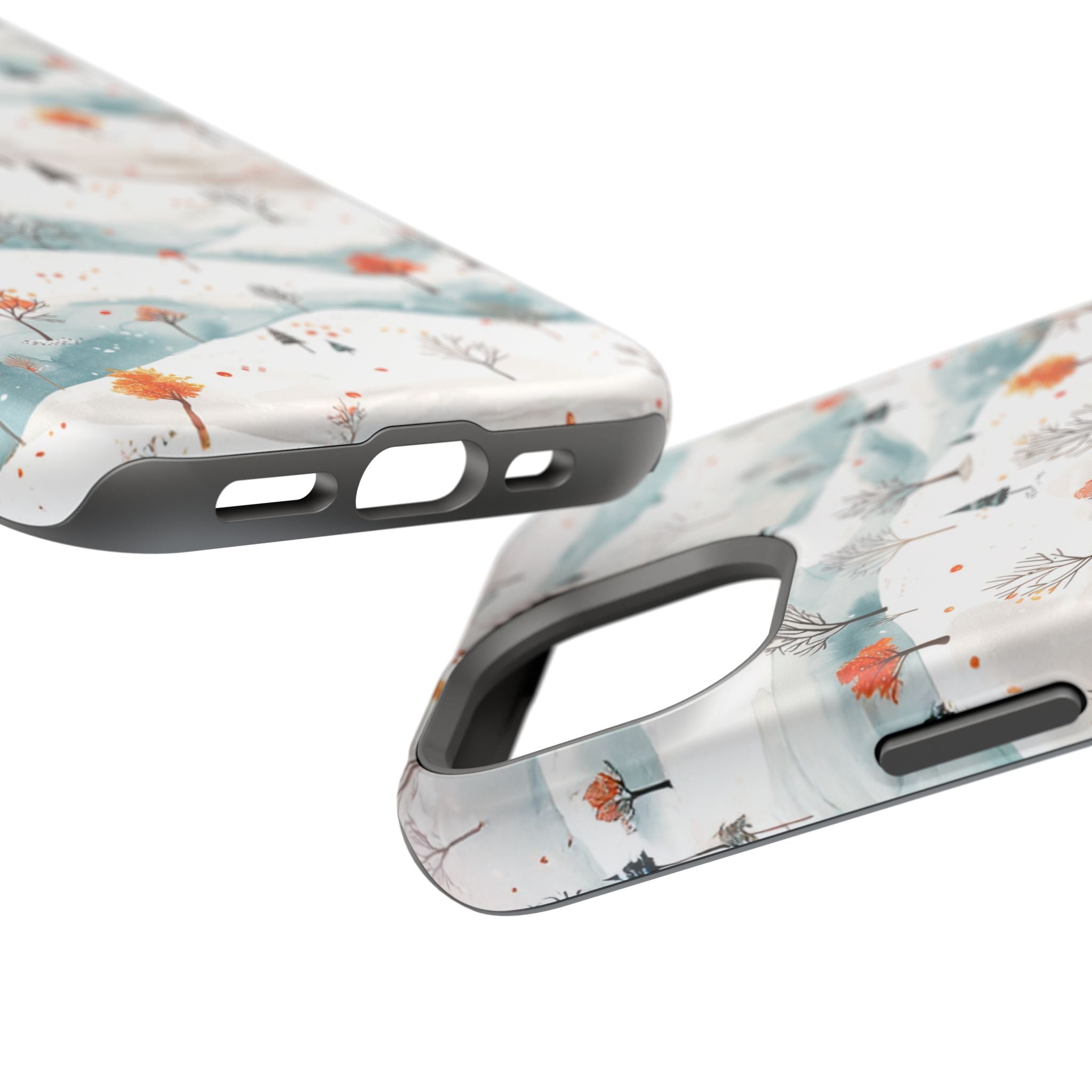 Winter Woodland Magnetic Phone Case — Impact-Resistant MagSafe-Compatible