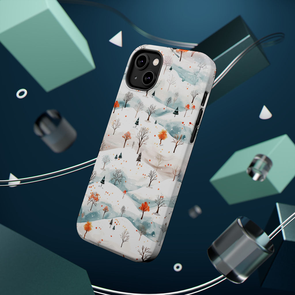 Winter Woodland Magnetic Phone Case — Impact-Resistant MagSafe-Compatible