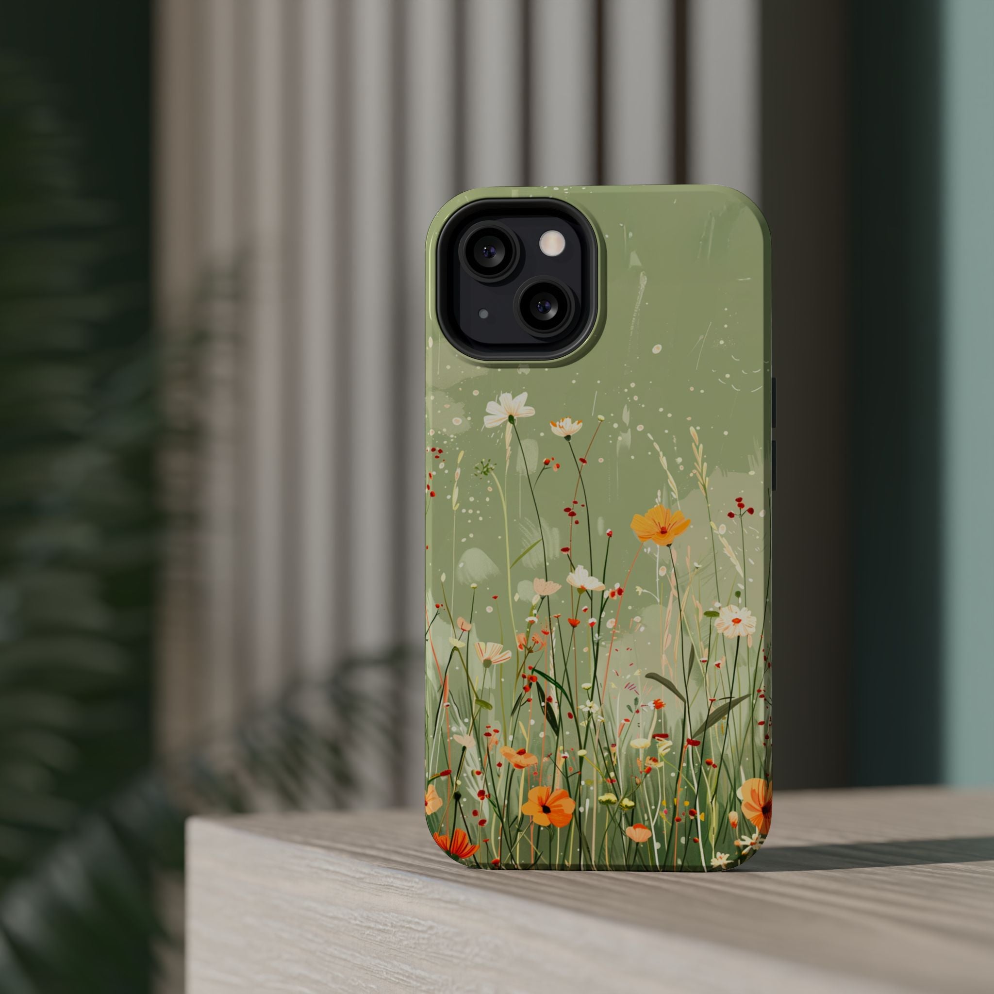 Floral Meadow Magnetic Impact-Resistant Phone Case