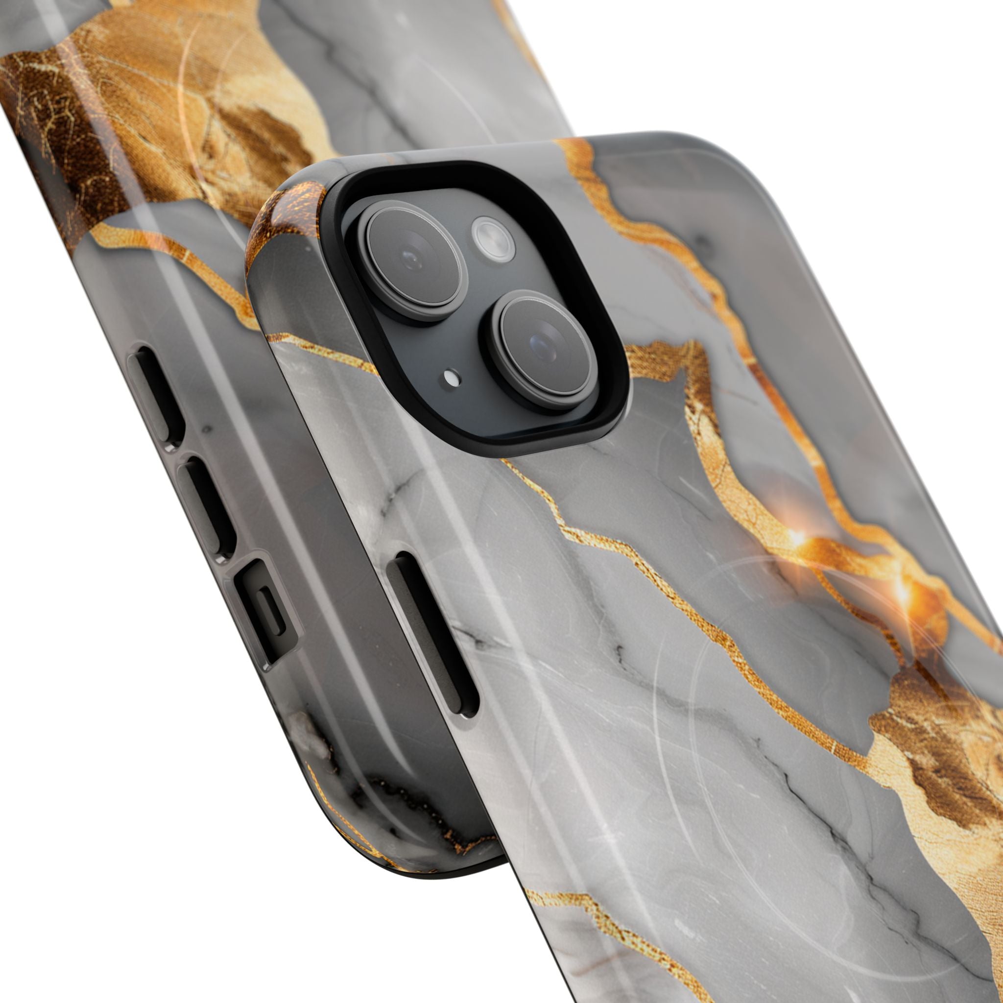 Marble Gold Vein Tough Magnetic Phone Case