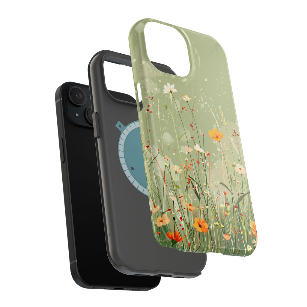 Floral Meadow Magnetic Impact-Resistant Phone Case