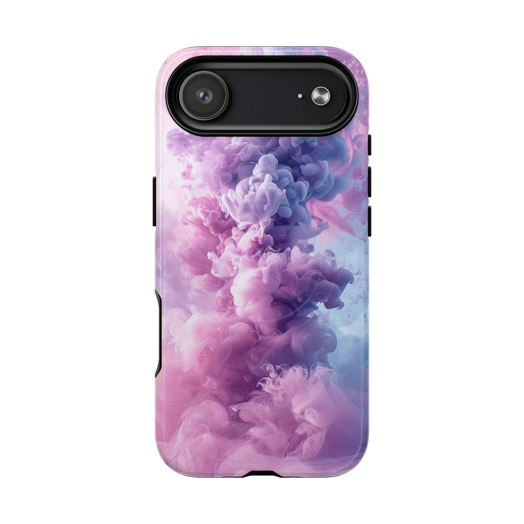 Magnetic Tough Phone Case — Pink & Purple Cloud Smoke Design