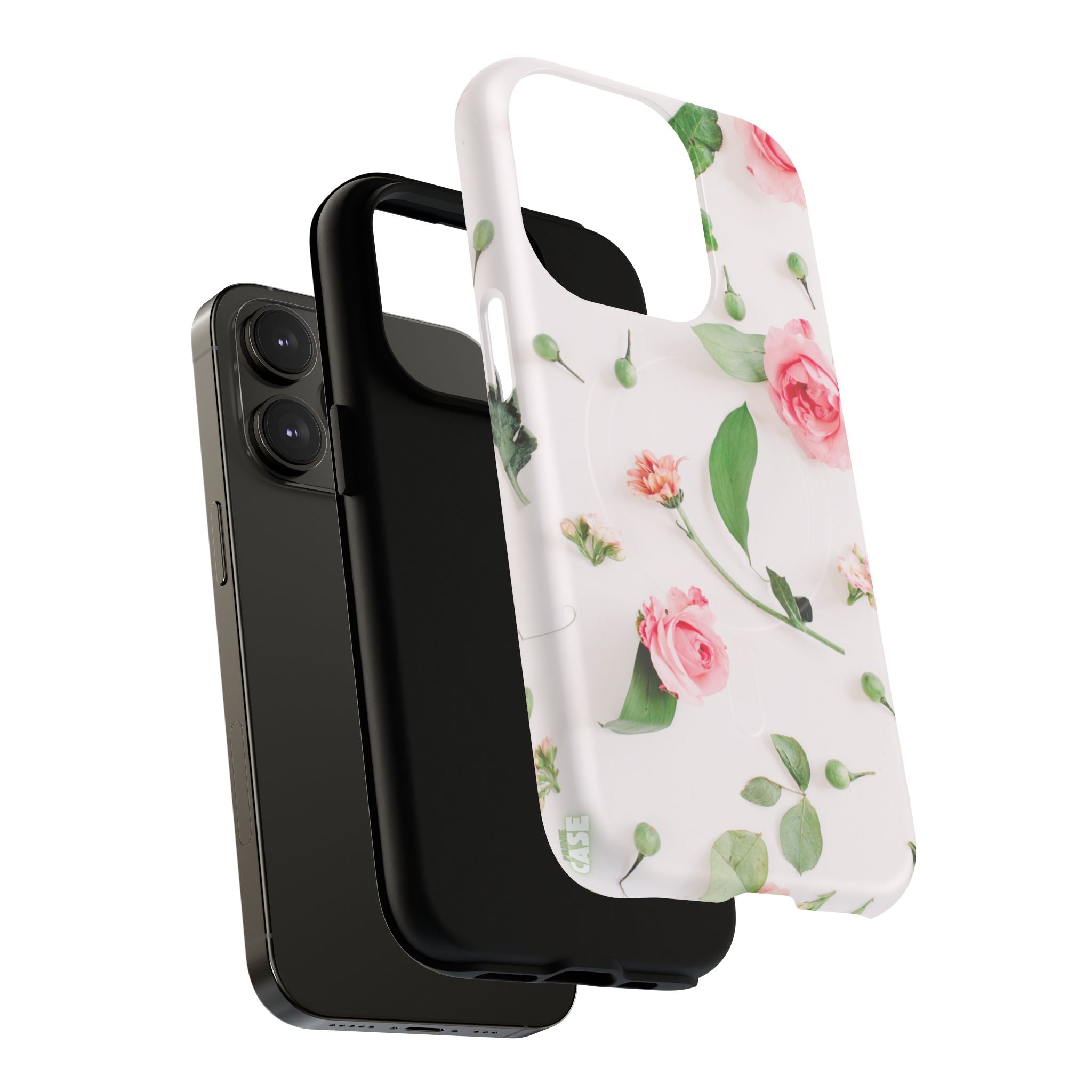 Floral Rose Tough Magnetic Phone Case