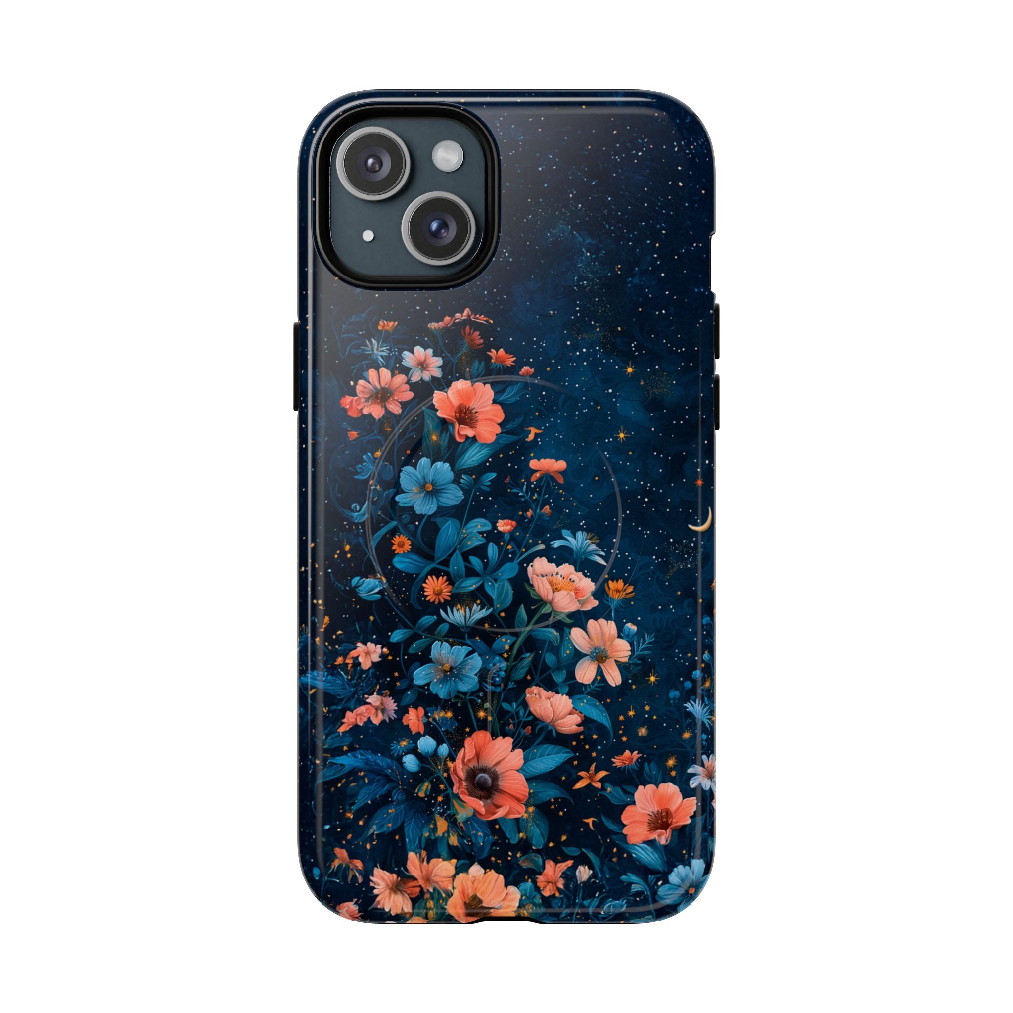 Floral Night Sky Tough Magnetic Phone Case