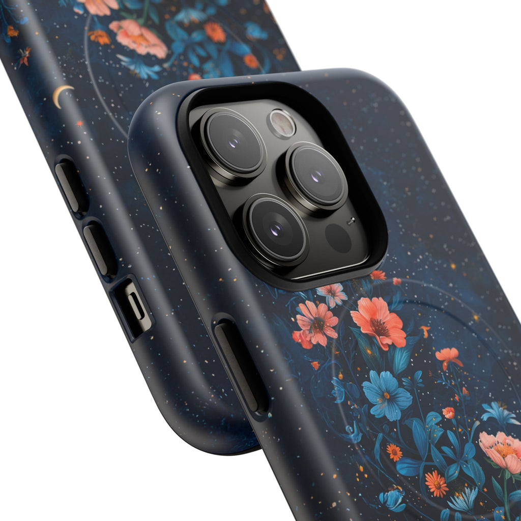 Floral Night Sky Tough Magnetic Phone Case