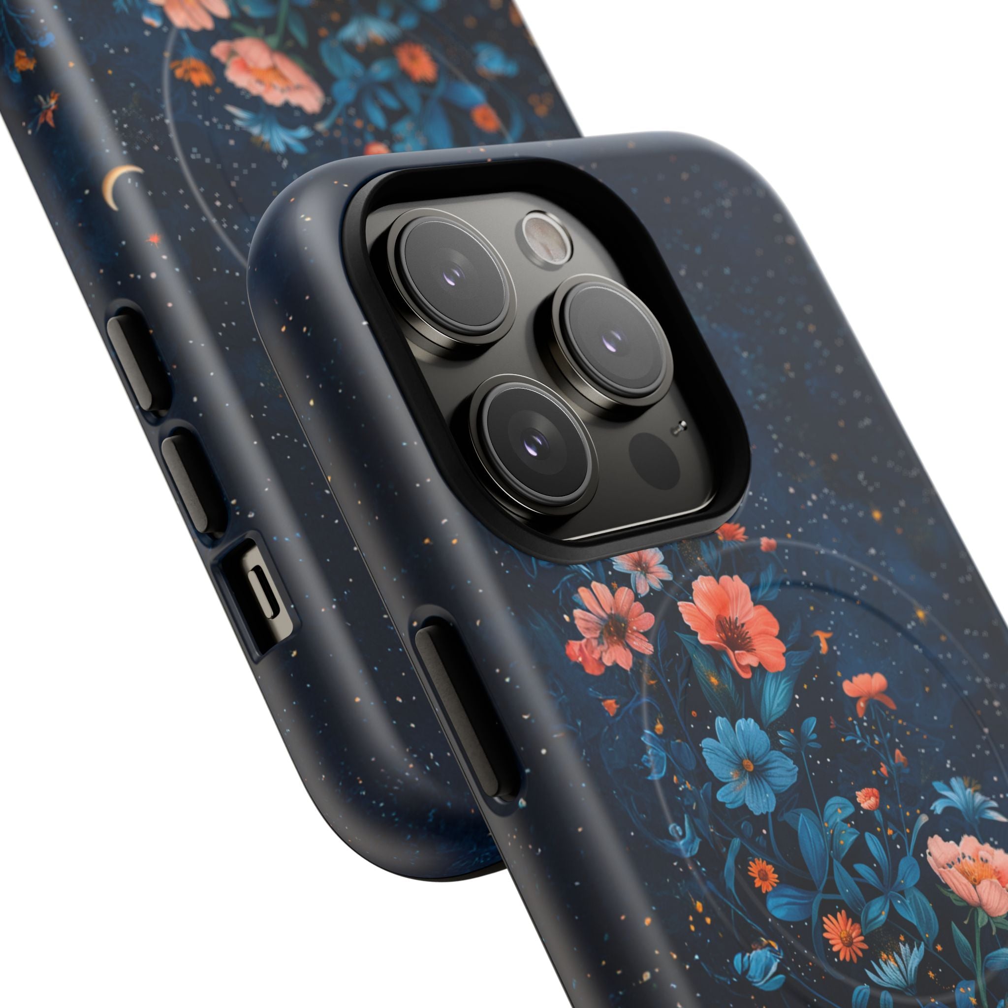 Floral Night Sky Tough Magnetic Phone Case