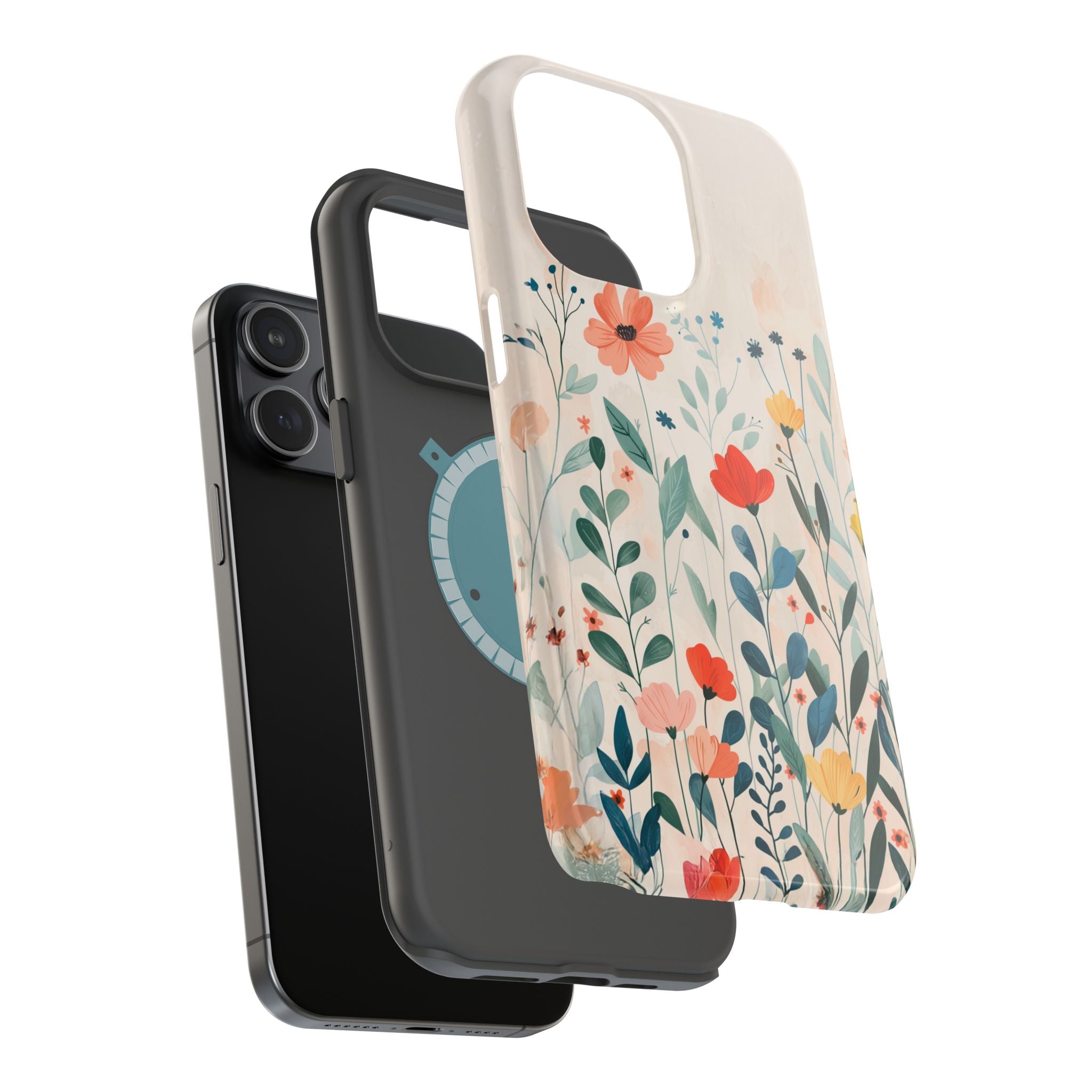 Floral Garden Magnetic Impact-Resistant Phone Case