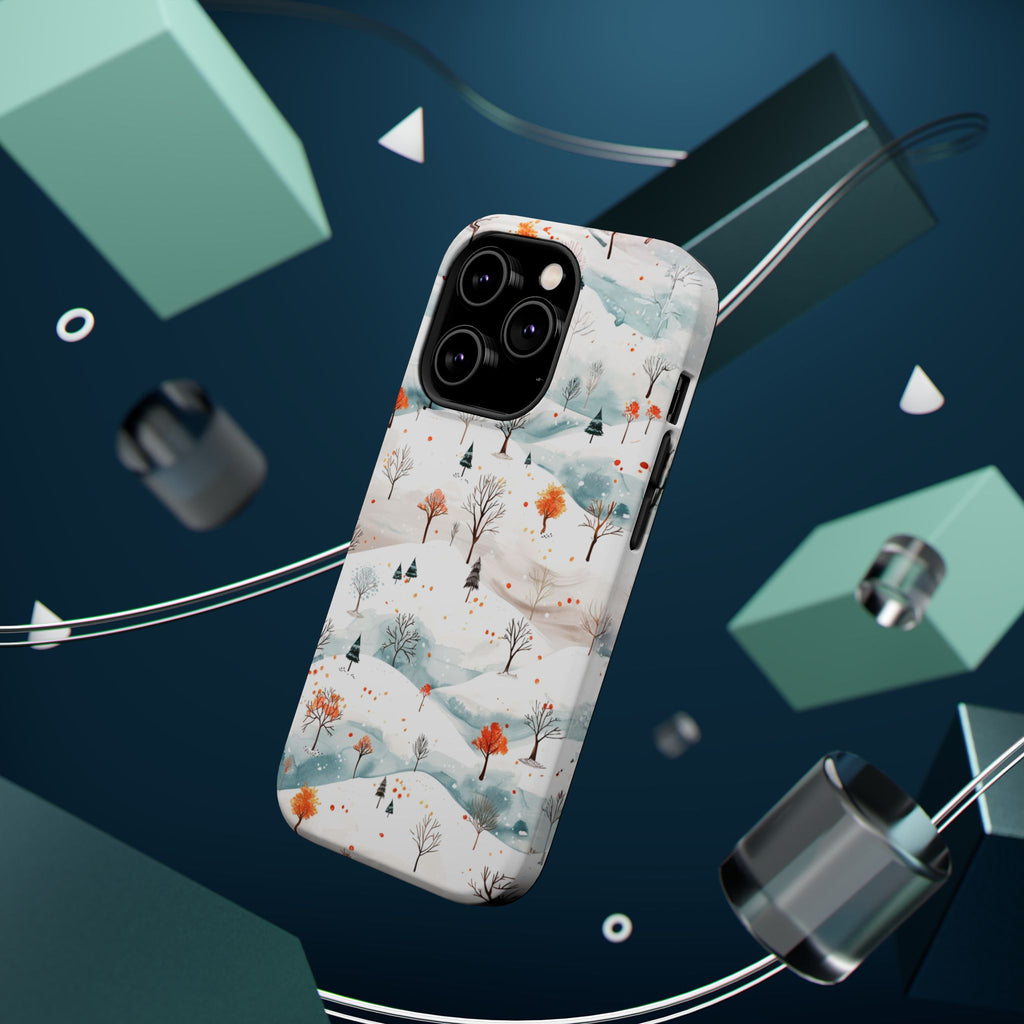 Winter Woodland Magnetic Phone Case — Impact-Resistant MagSafe-Compatible