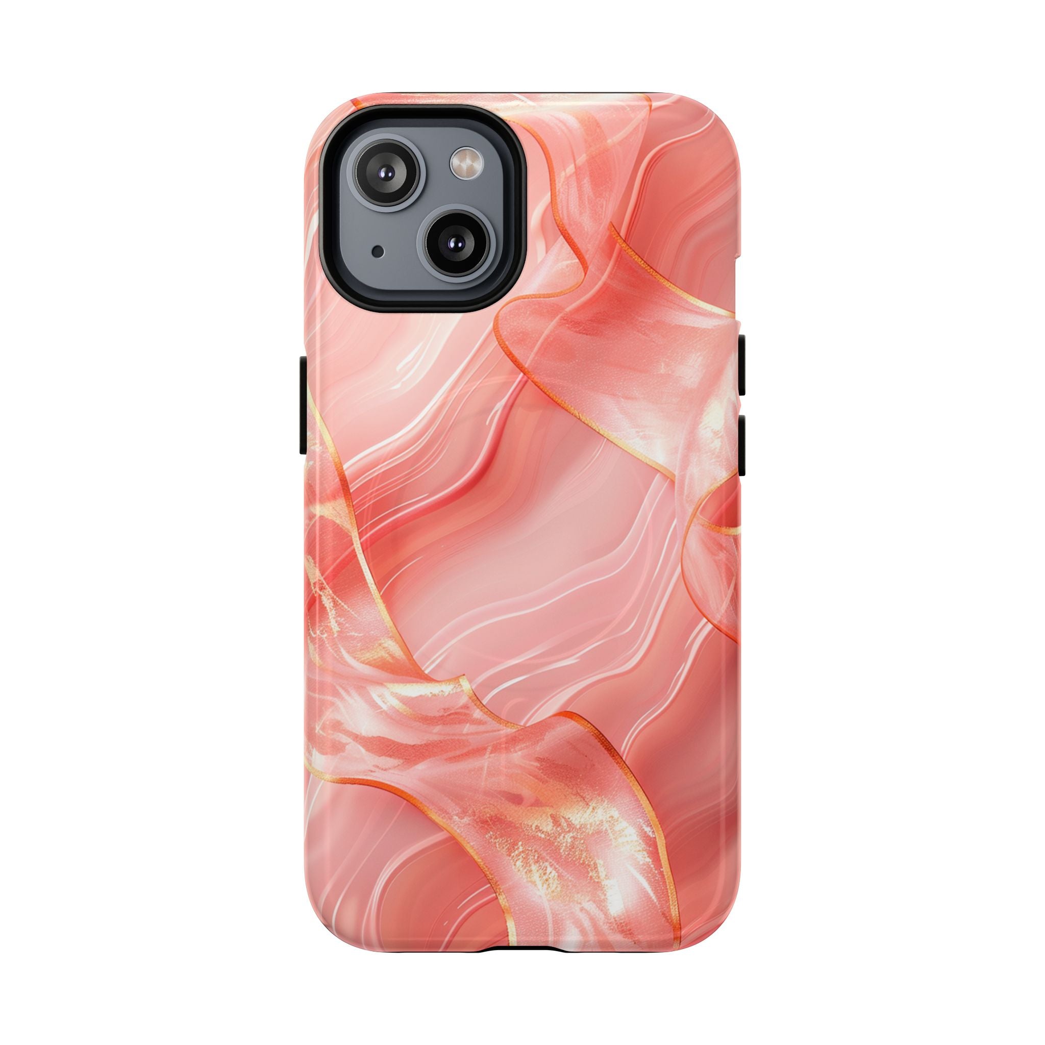 Pink Marble Magnetic Phone Case — Tough Protective iPhone Cover