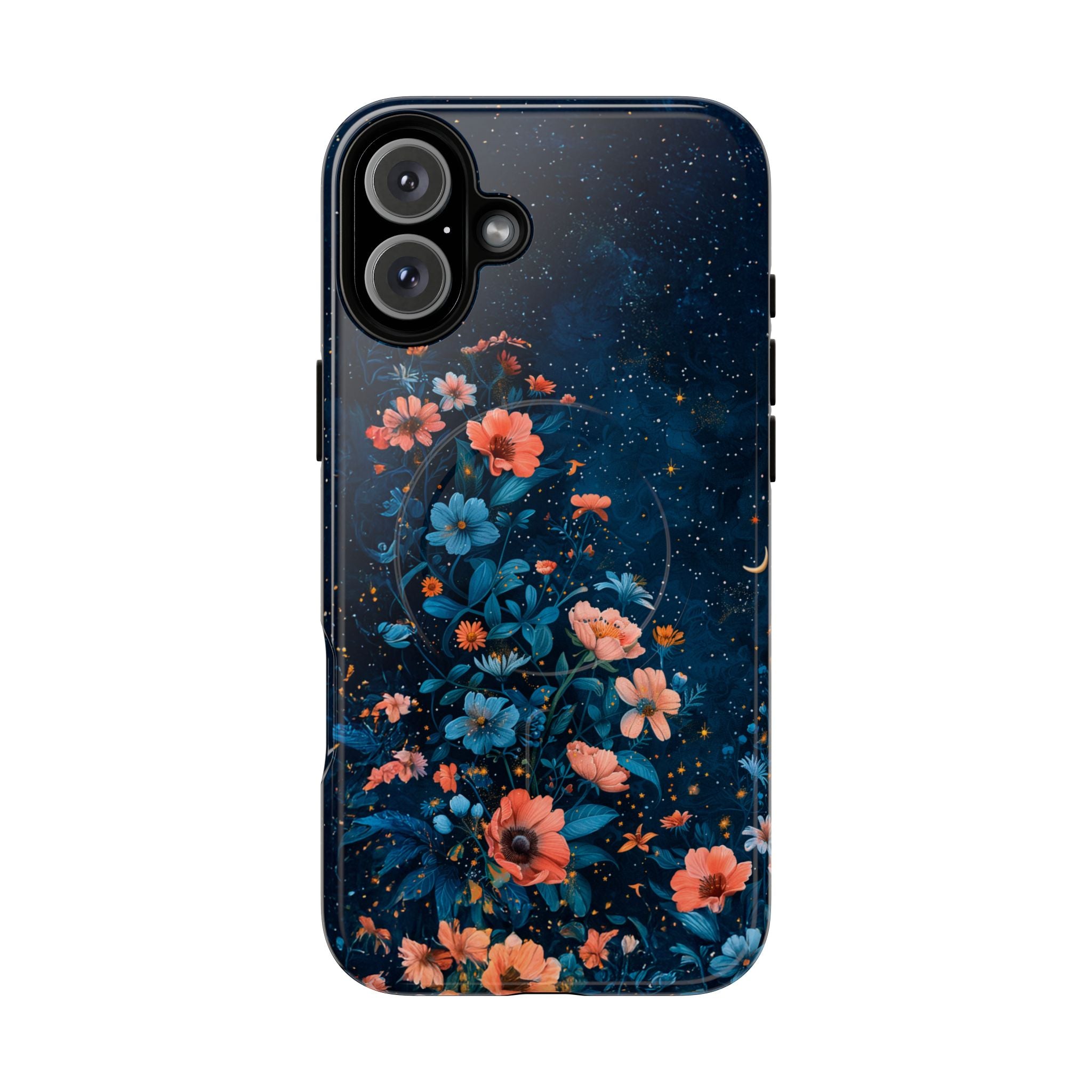 Floral Night Sky Tough Magnetic Phone Case