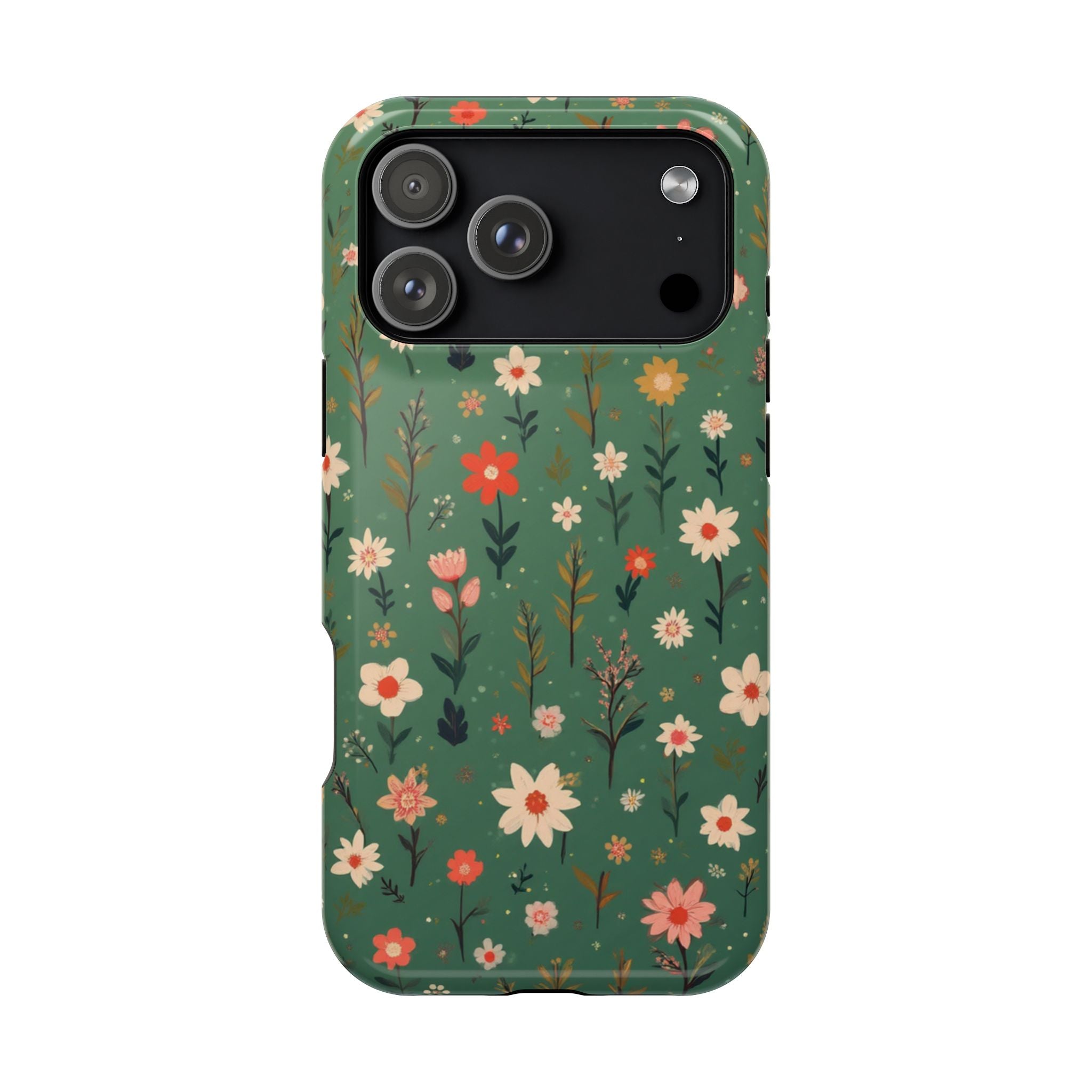 Floral Meadow Magnetic Impact-Resistant Phone Case