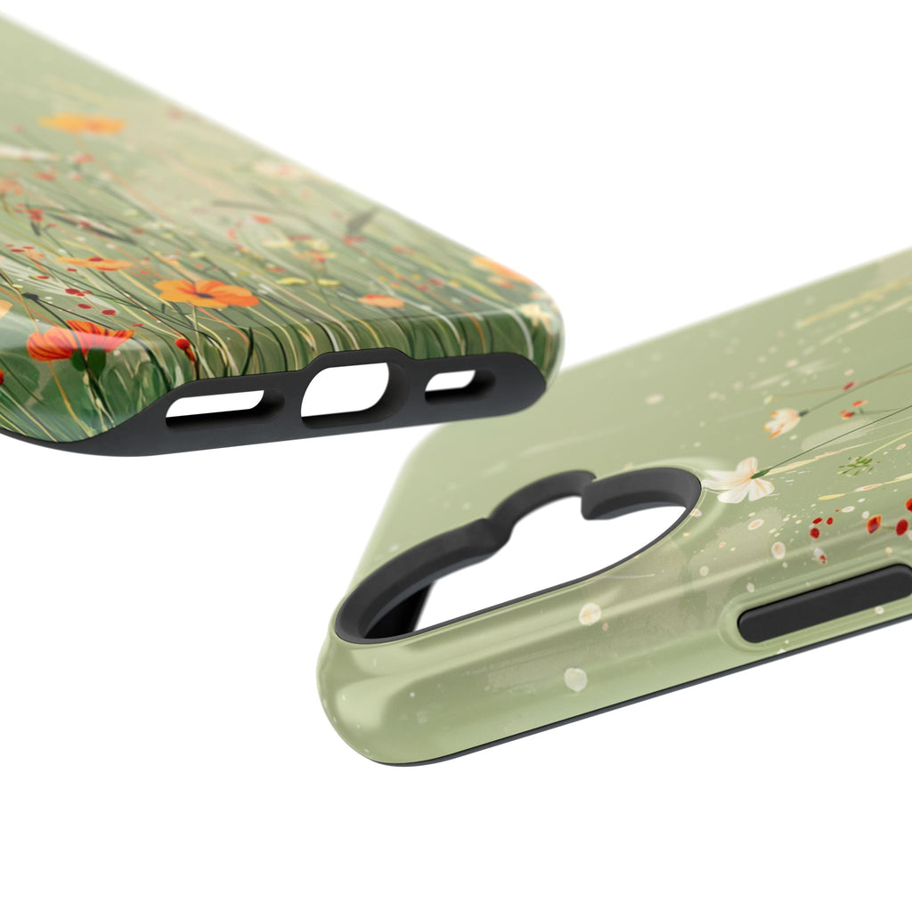 Floral Meadow Magnetic Impact-Resistant Phone Case