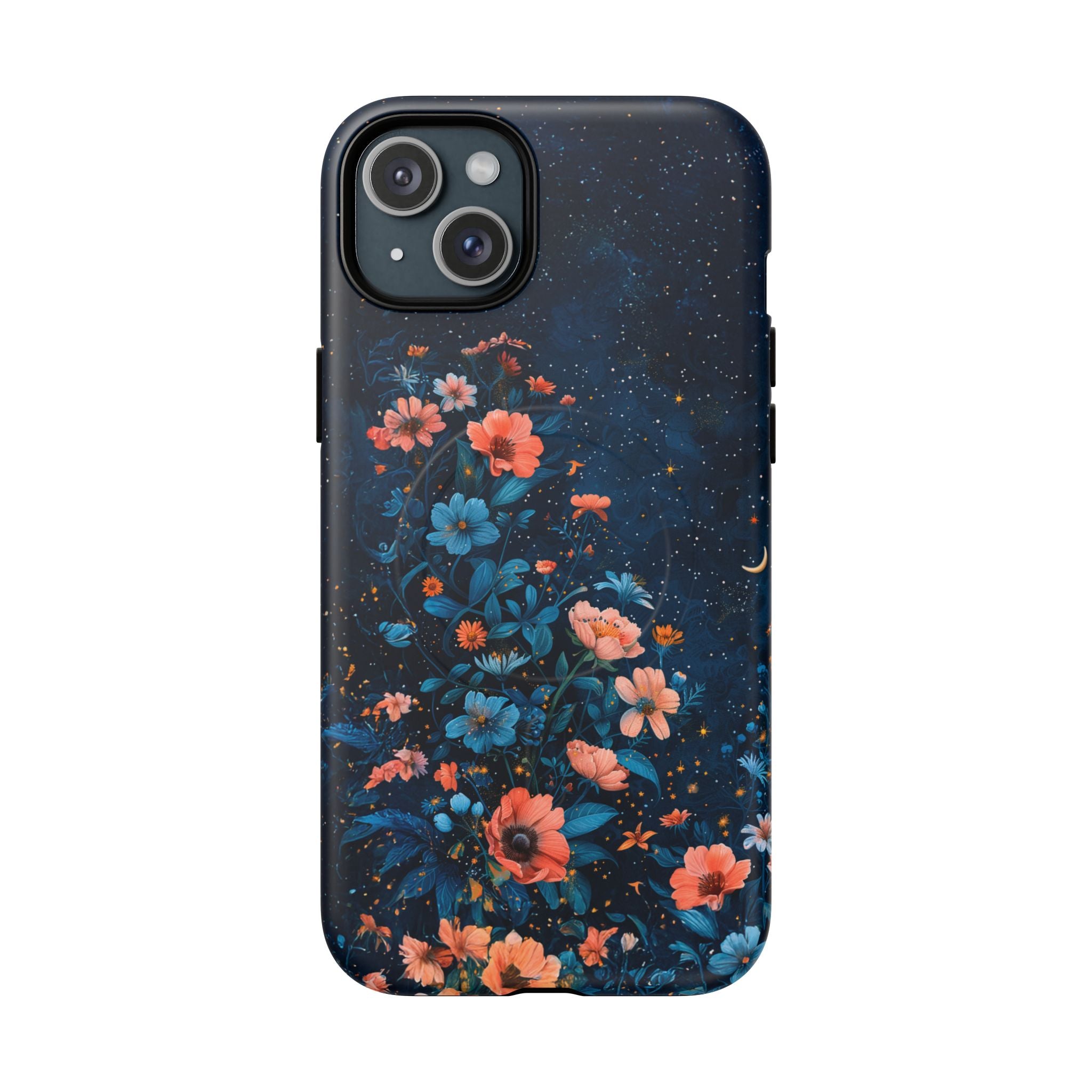 Floral Night Sky Tough Magnetic Phone Case