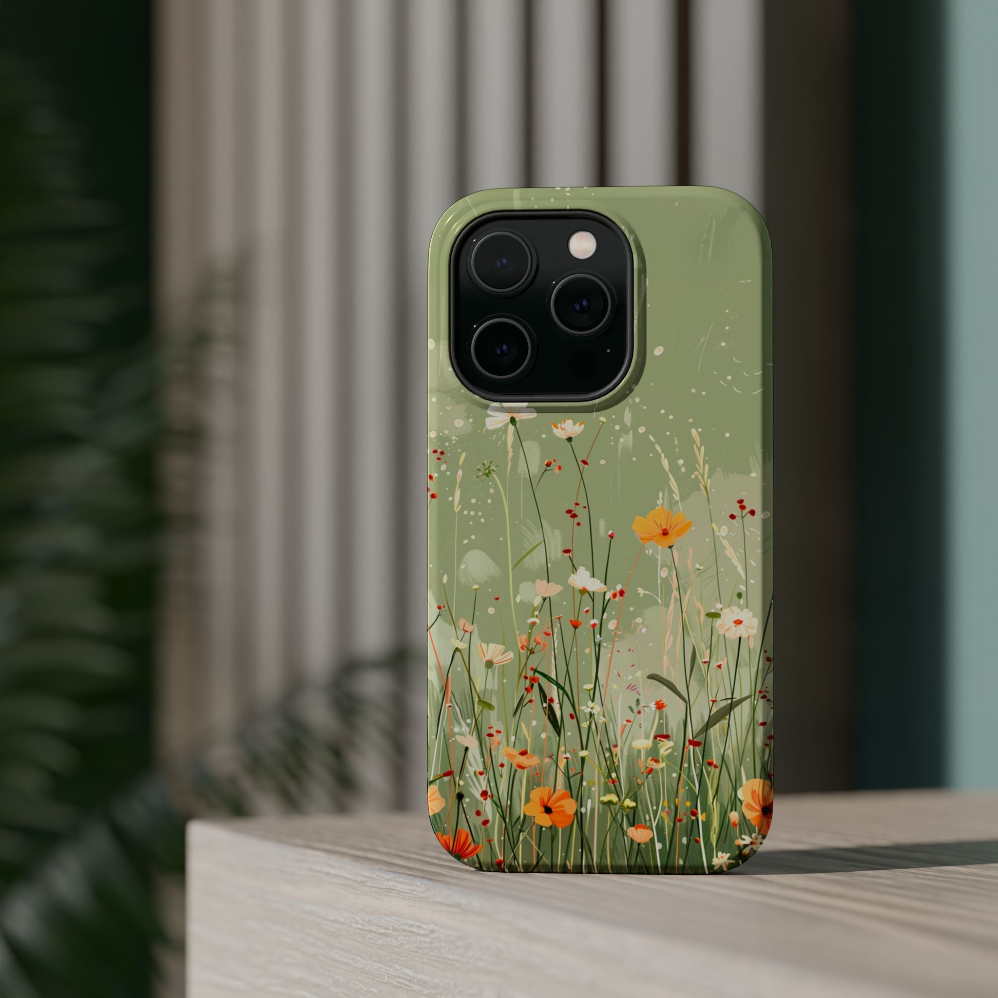 Floral Meadow Magnetic Impact-Resistant Phone Case
