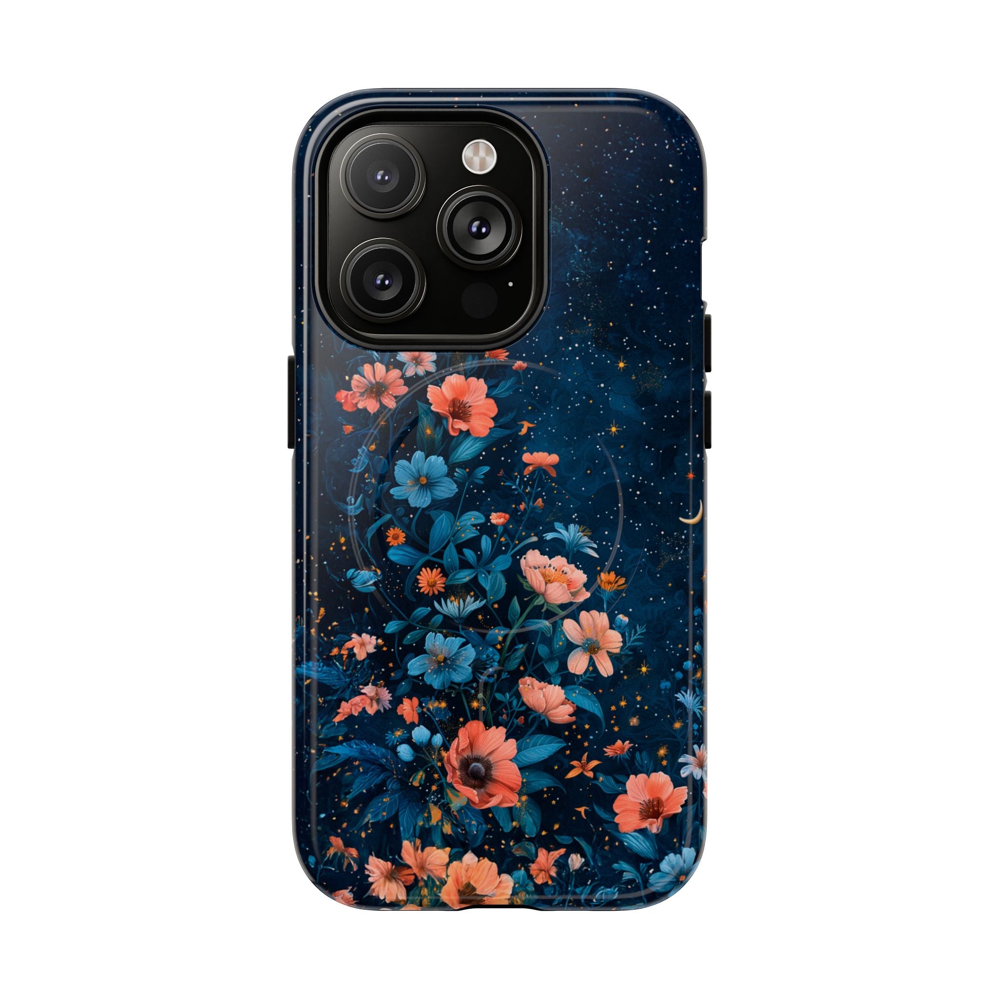 Floral Night Sky Tough Magnetic Phone Case