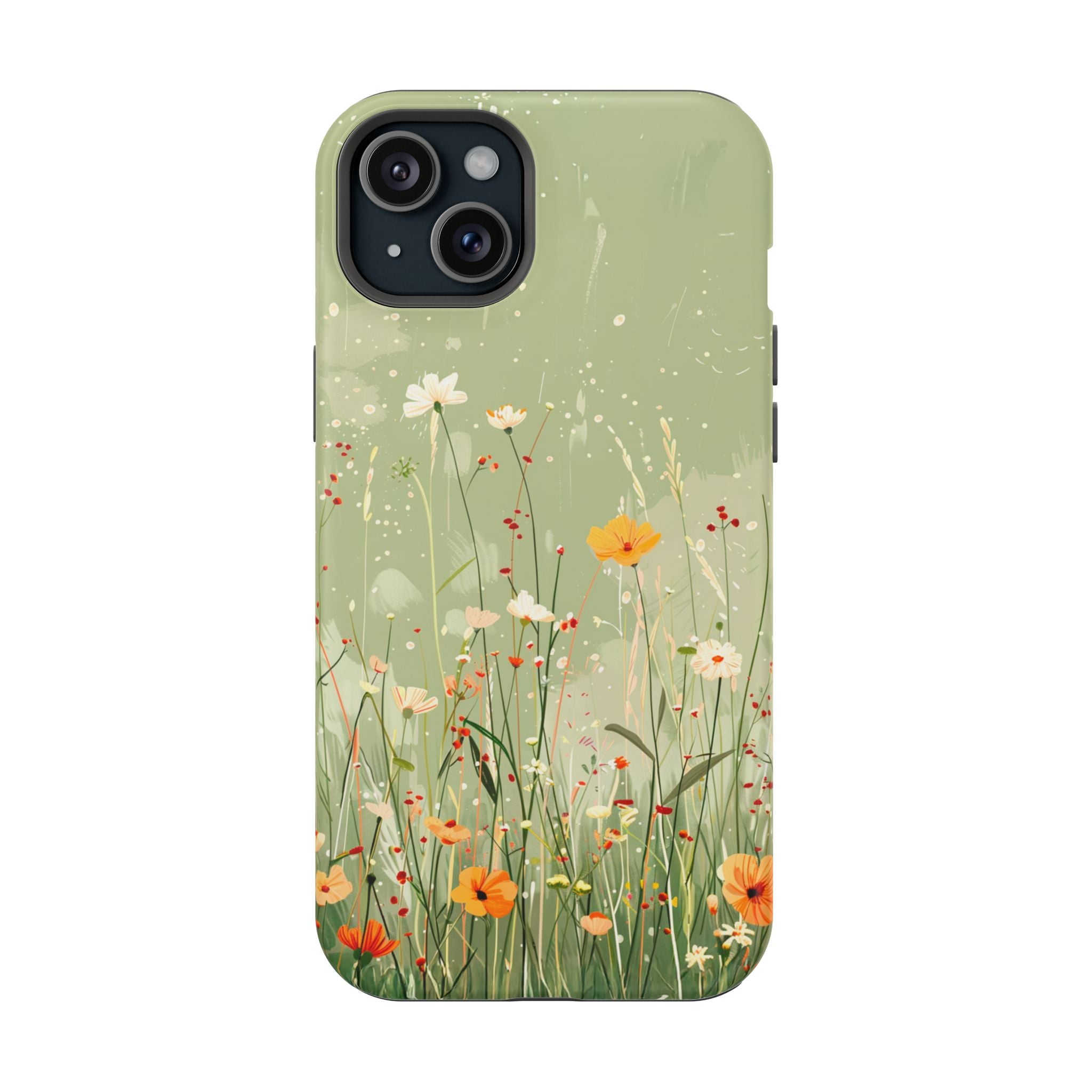 Floral Meadow Magnetic Impact-Resistant Phone Case