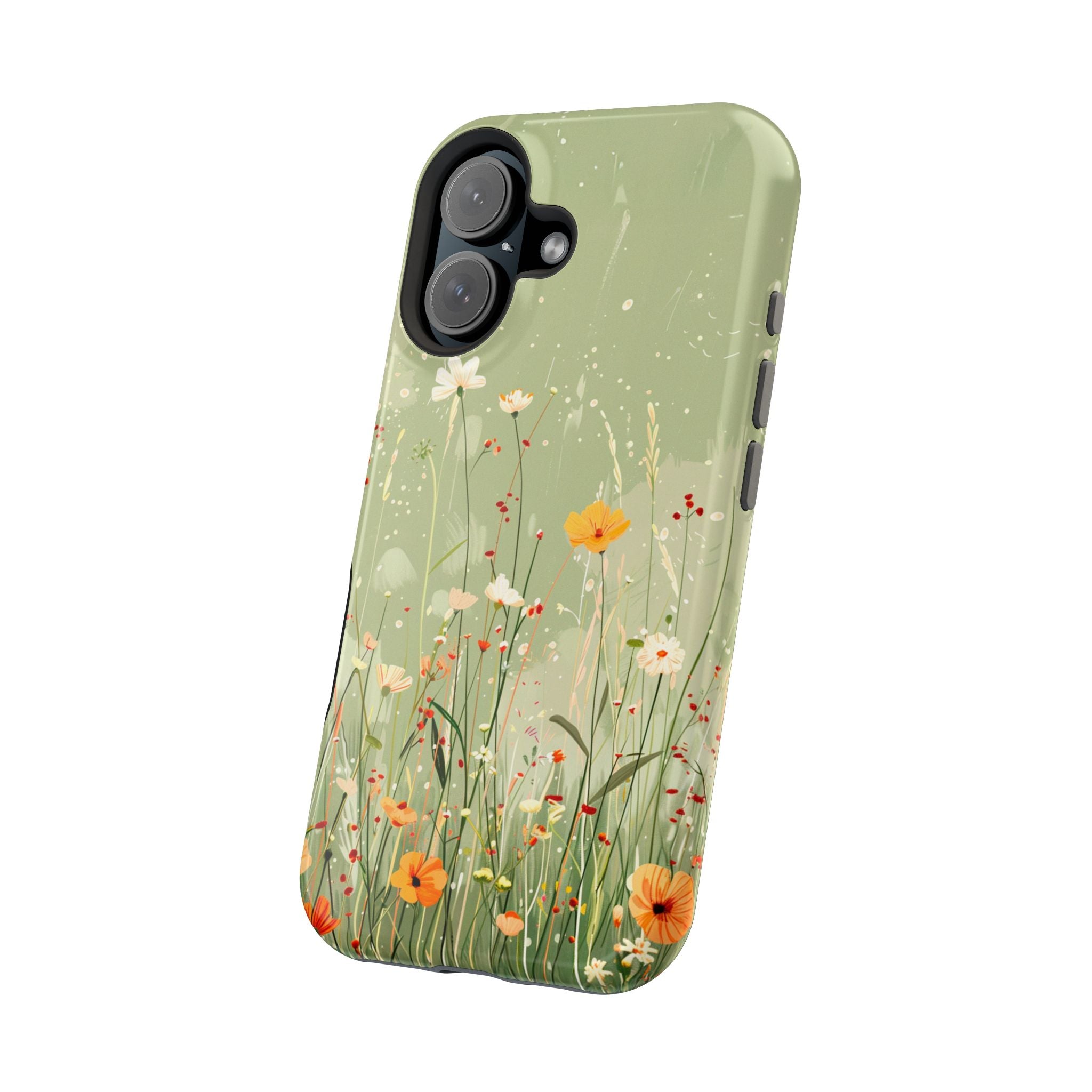 Floral Meadow Magnetic Impact-Resistant Phone Case