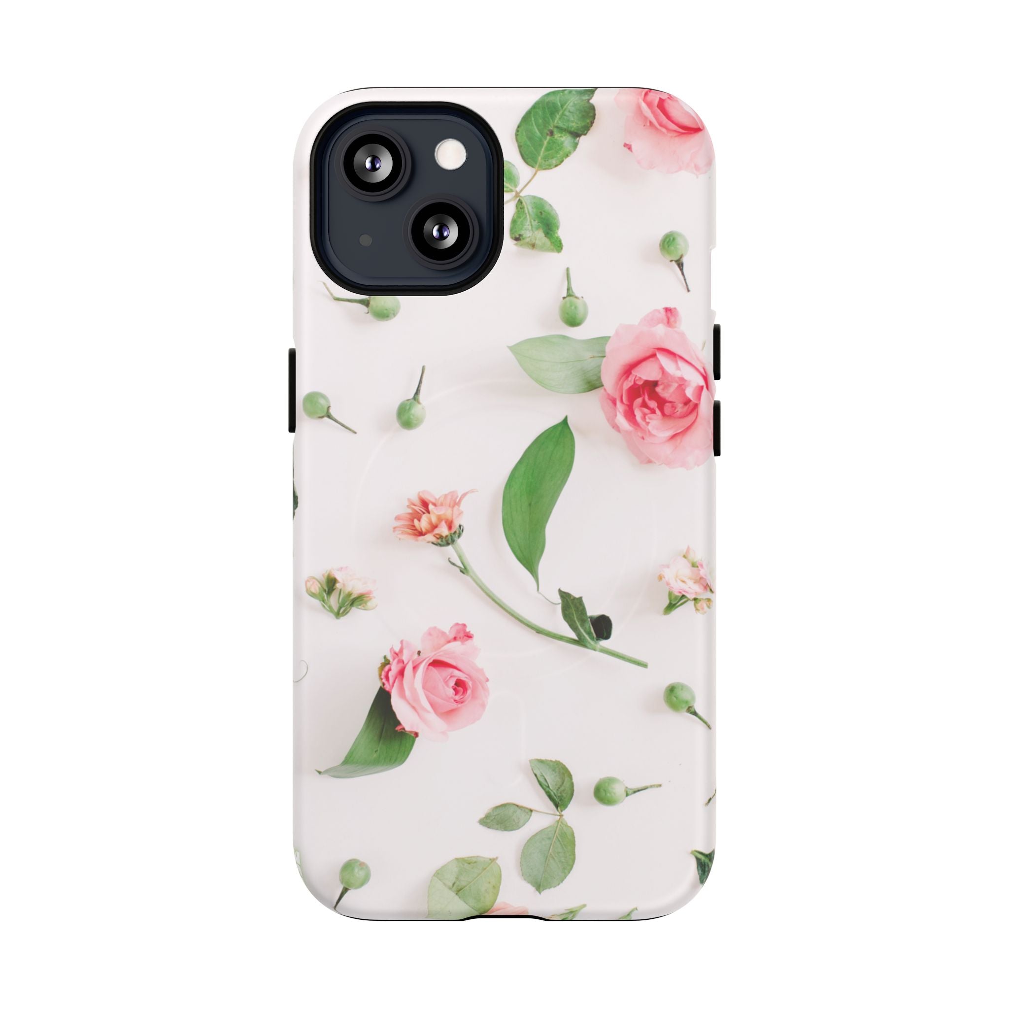 Floral Rose Tough Magnetic Phone Case