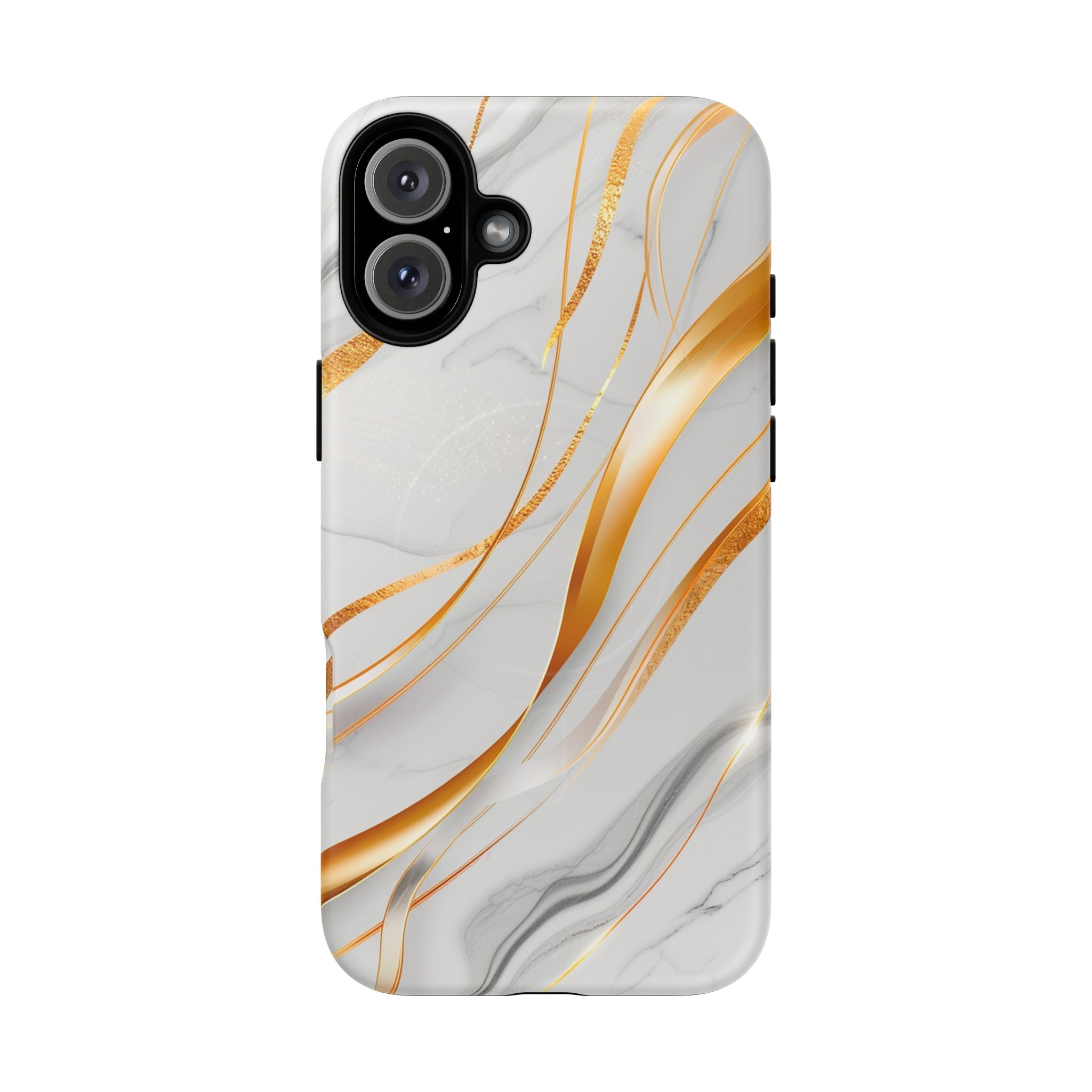 Marble Gold Wave Tough Magnetic Phone Case