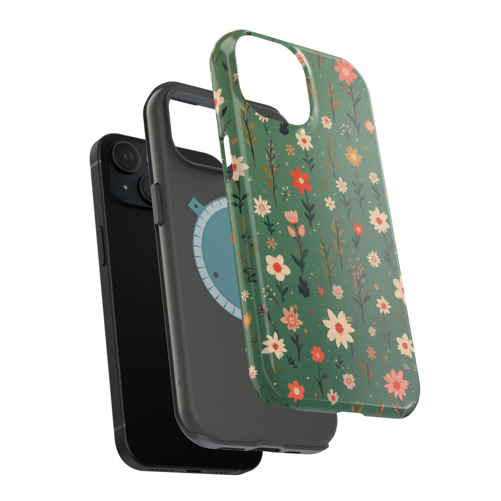 Floral Meadow Magnetic Impact-Resistant Phone Case