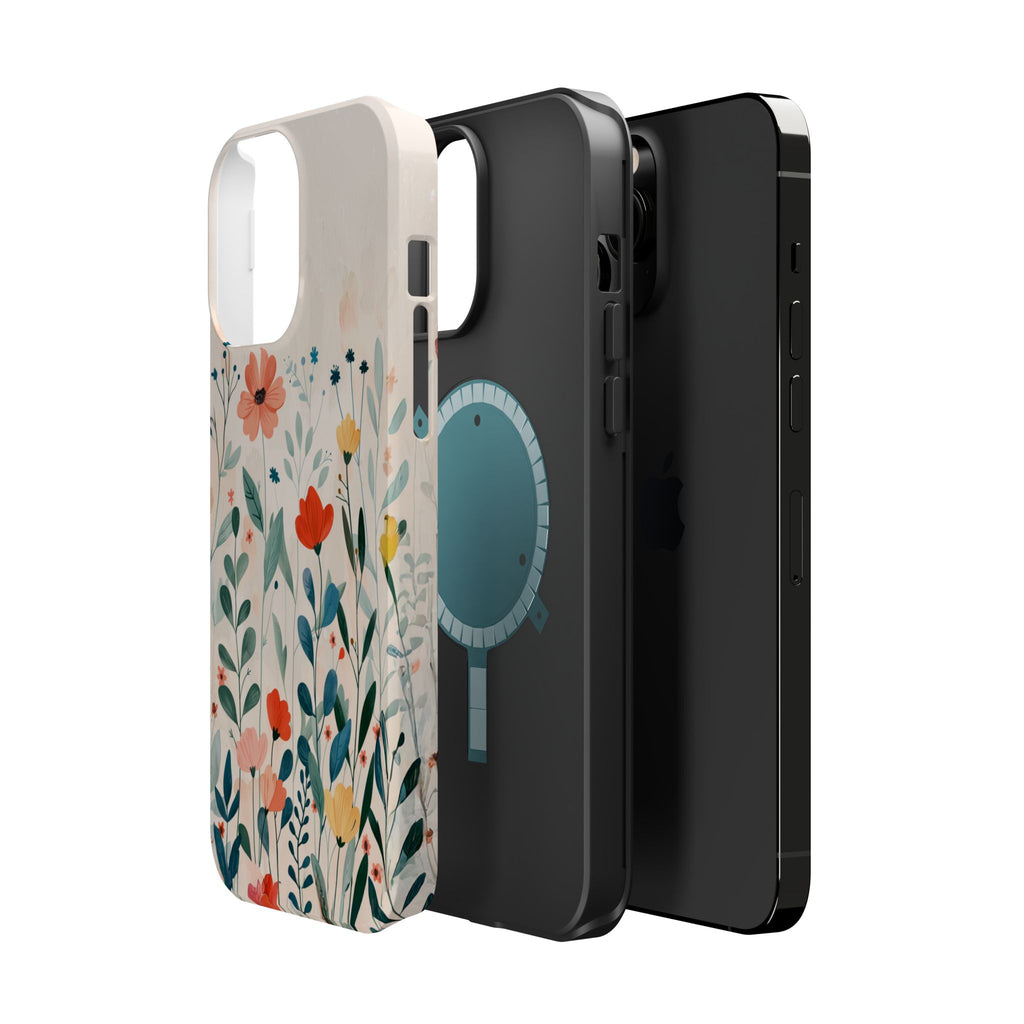 Floral Garden Magnetic Impact-Resistant Phone Case
