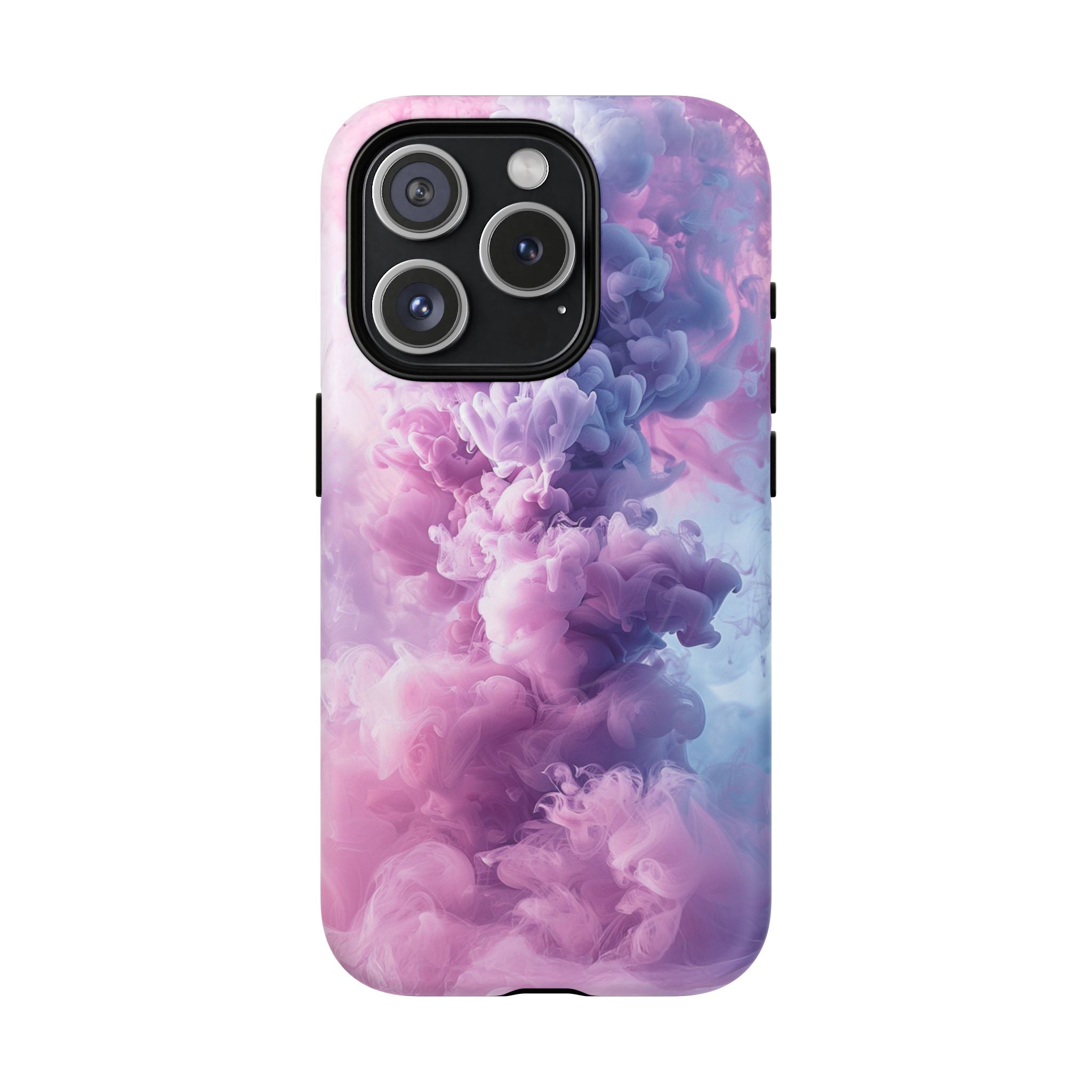 Magnetic Tough Phone Case — Pink & Purple Cloud Smoke Design