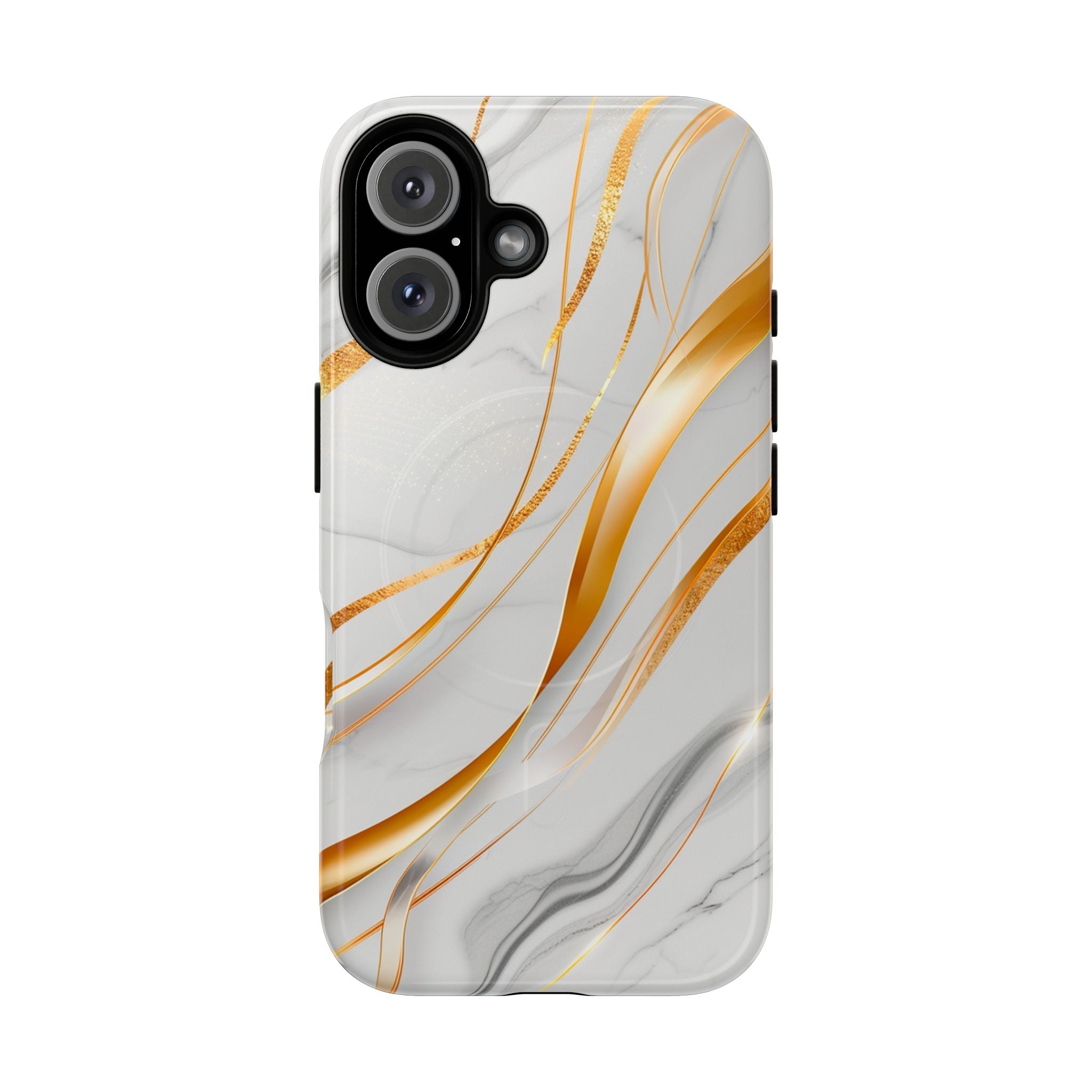 Marble Gold Wave Tough Magnetic Phone Case