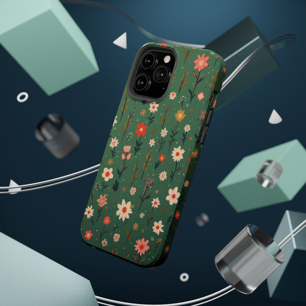 Floral Meadow Magnetic Impact-Resistant Phone Case